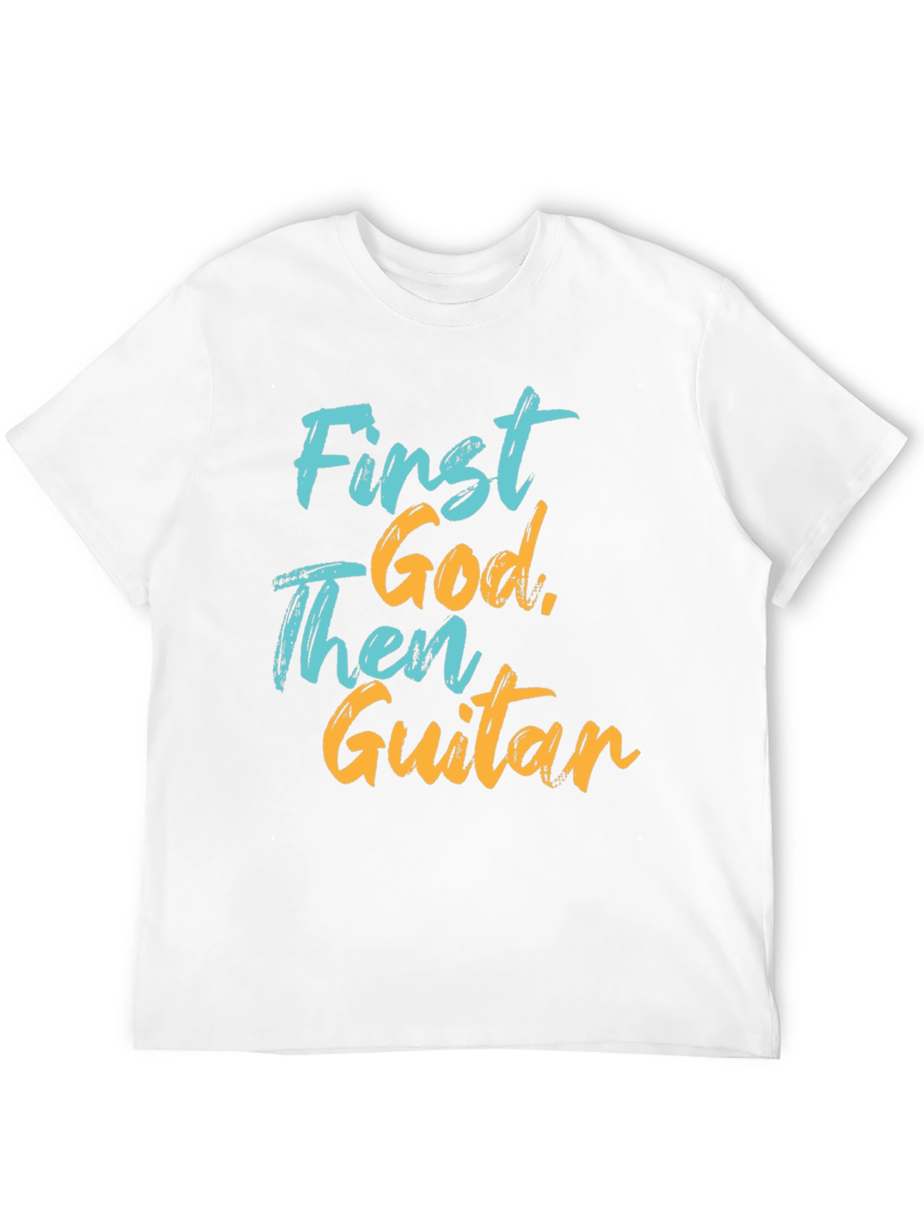 First God Then Guitar Graphic Tee