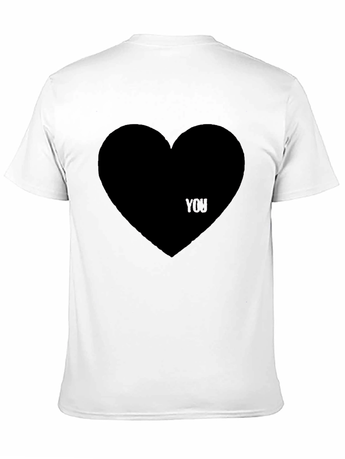 I Heart You Black Graphic Tee
