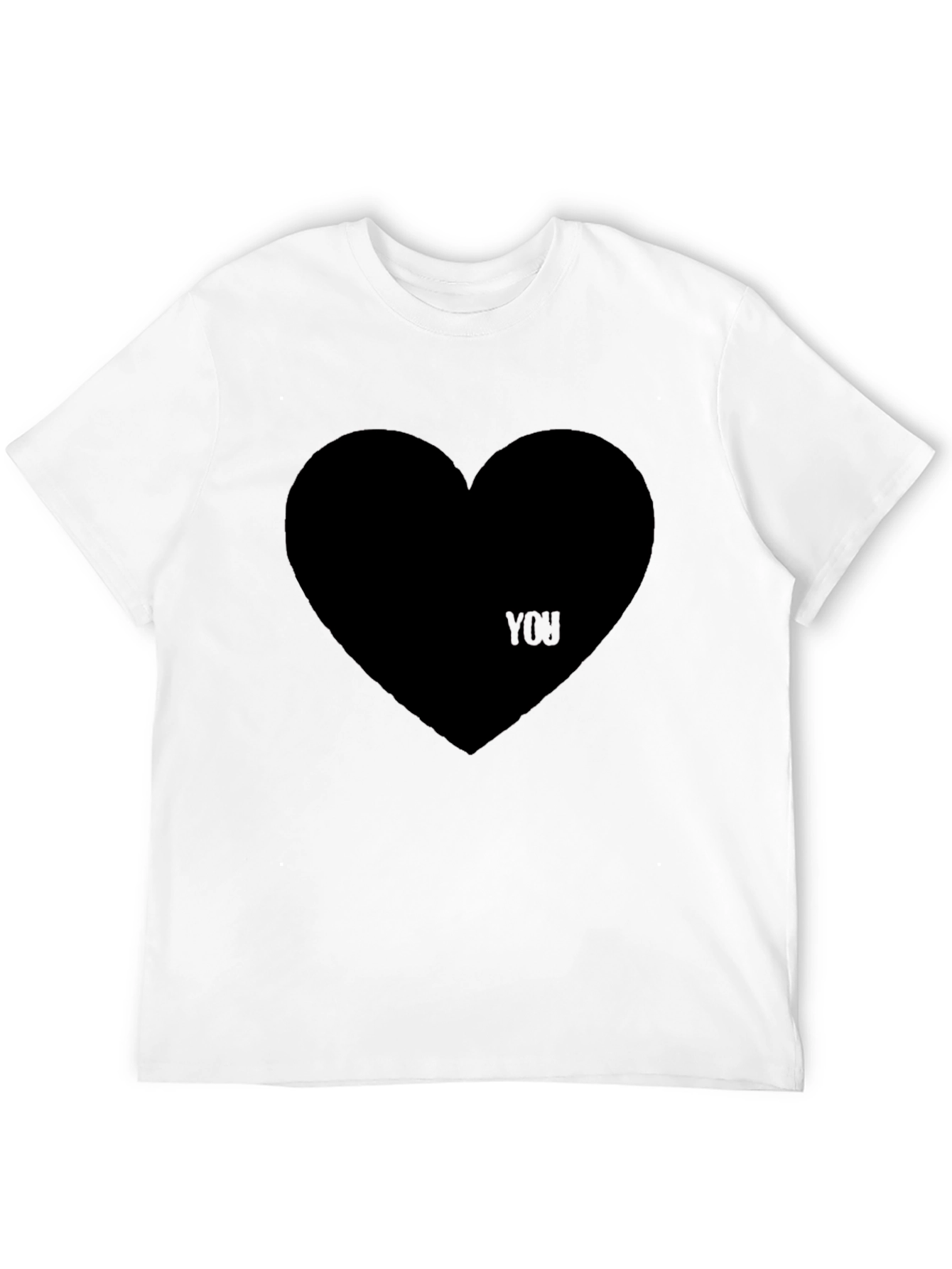 I Heart You Black Graphic Tee