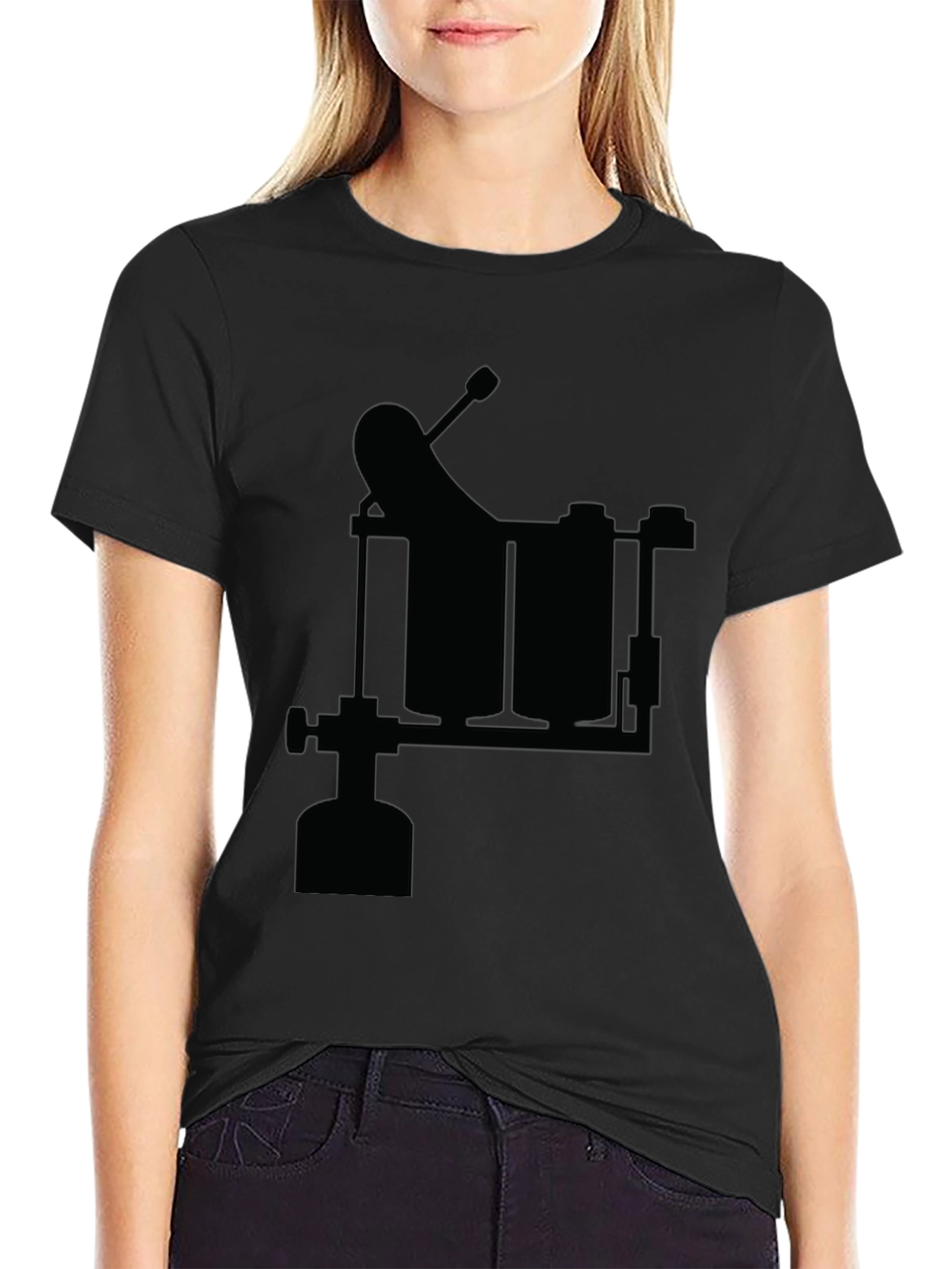 Tattoo Machine Graphic Black Tee - Ink Artist Apparel