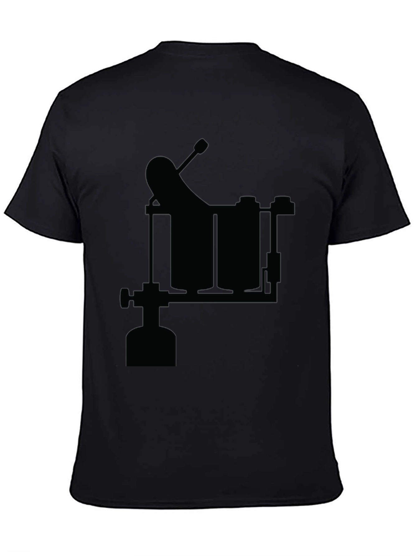 Tattoo Machine Graphic Black Tee - Ink Artist Apparel