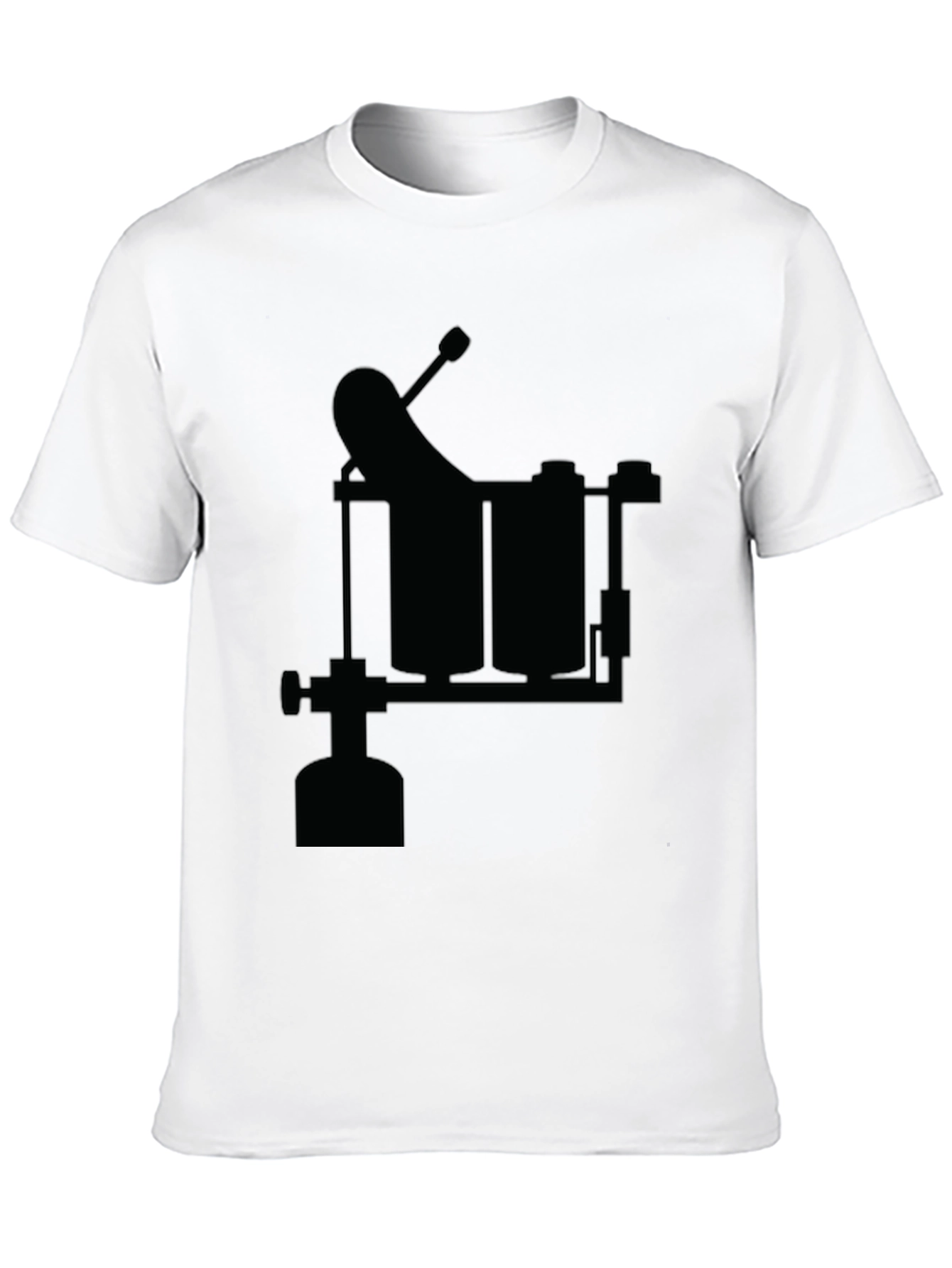Tattoo Machine Graphic Black Tee - Ink Artist Apparel