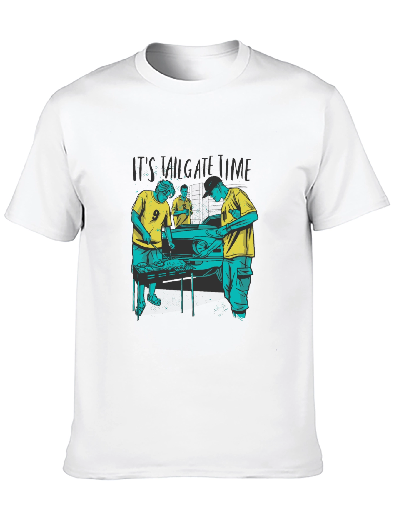 Tailgate Time Graphic Tee - BBQ & Football Ready