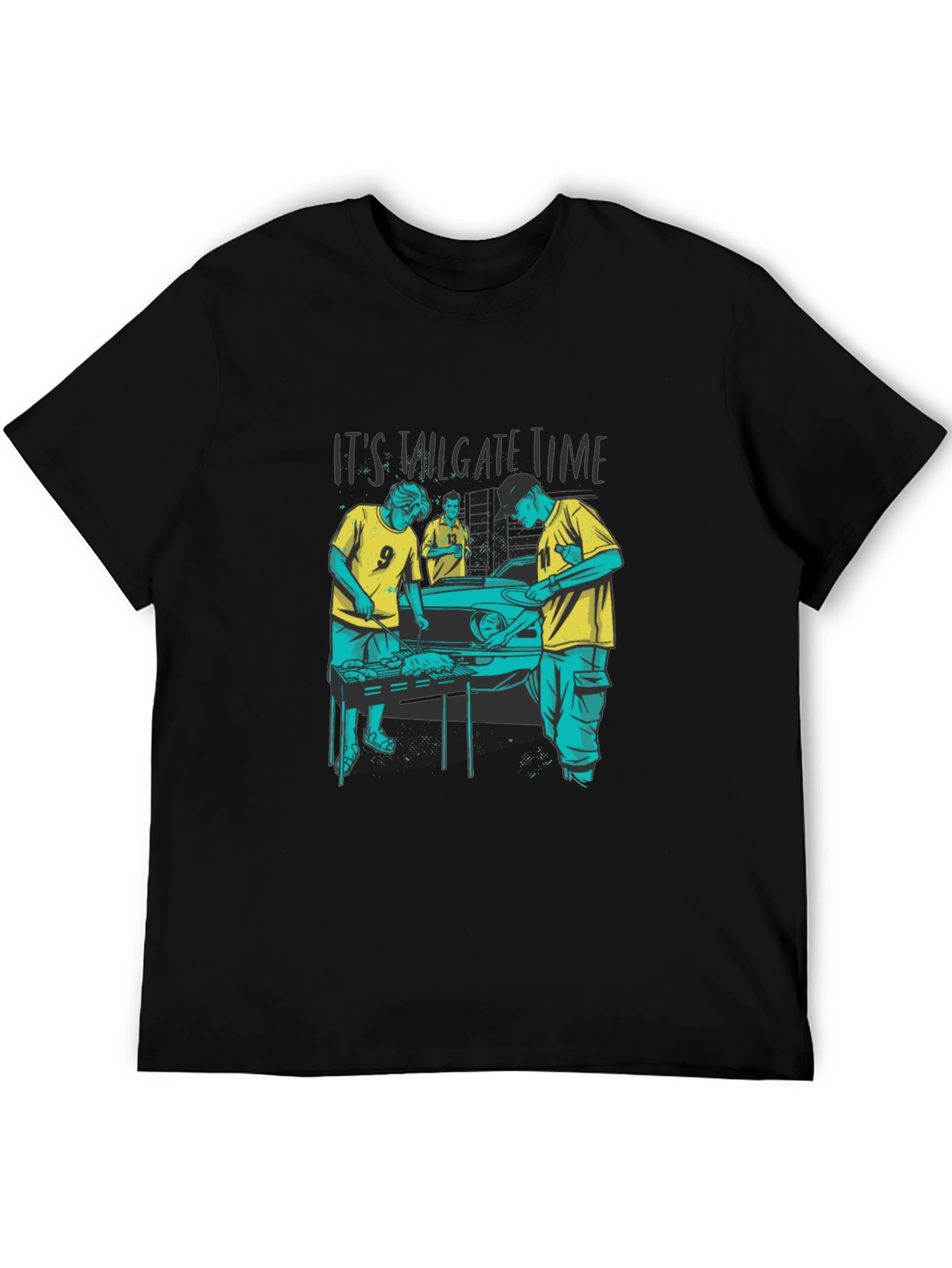 Tailgate Time Graphic Tee - BBQ & Football Ready
