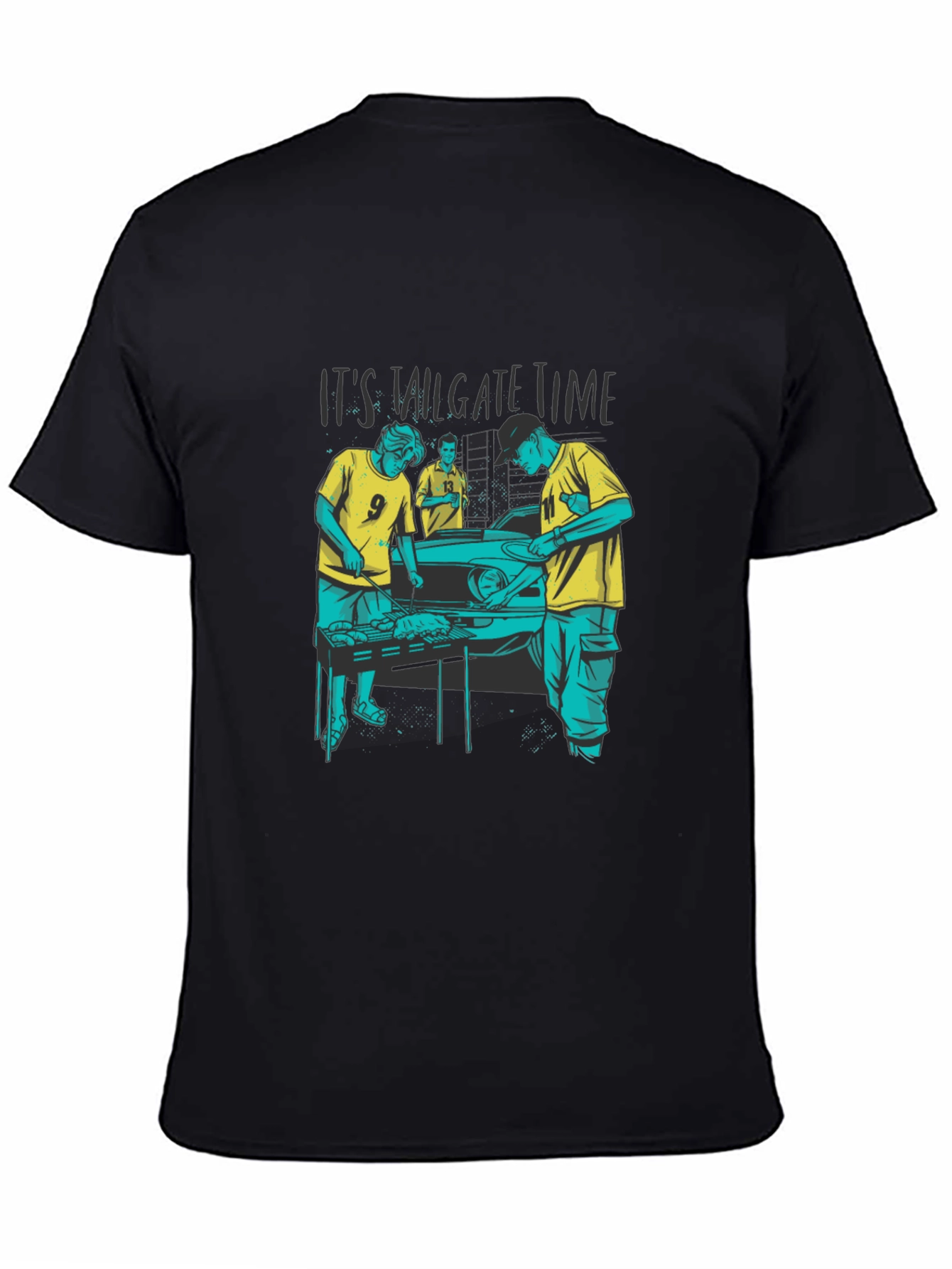 Tailgate Time Graphic Tee - BBQ & Football Ready