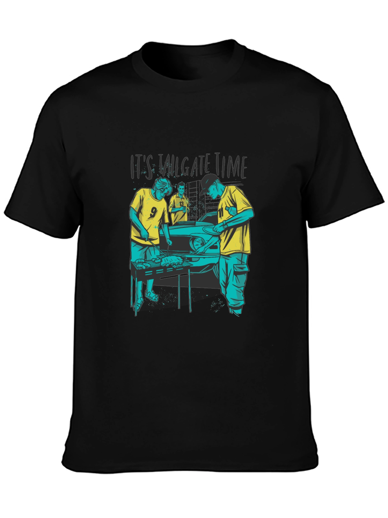 Tailgate Time Graphic Tee - BBQ & Football Ready