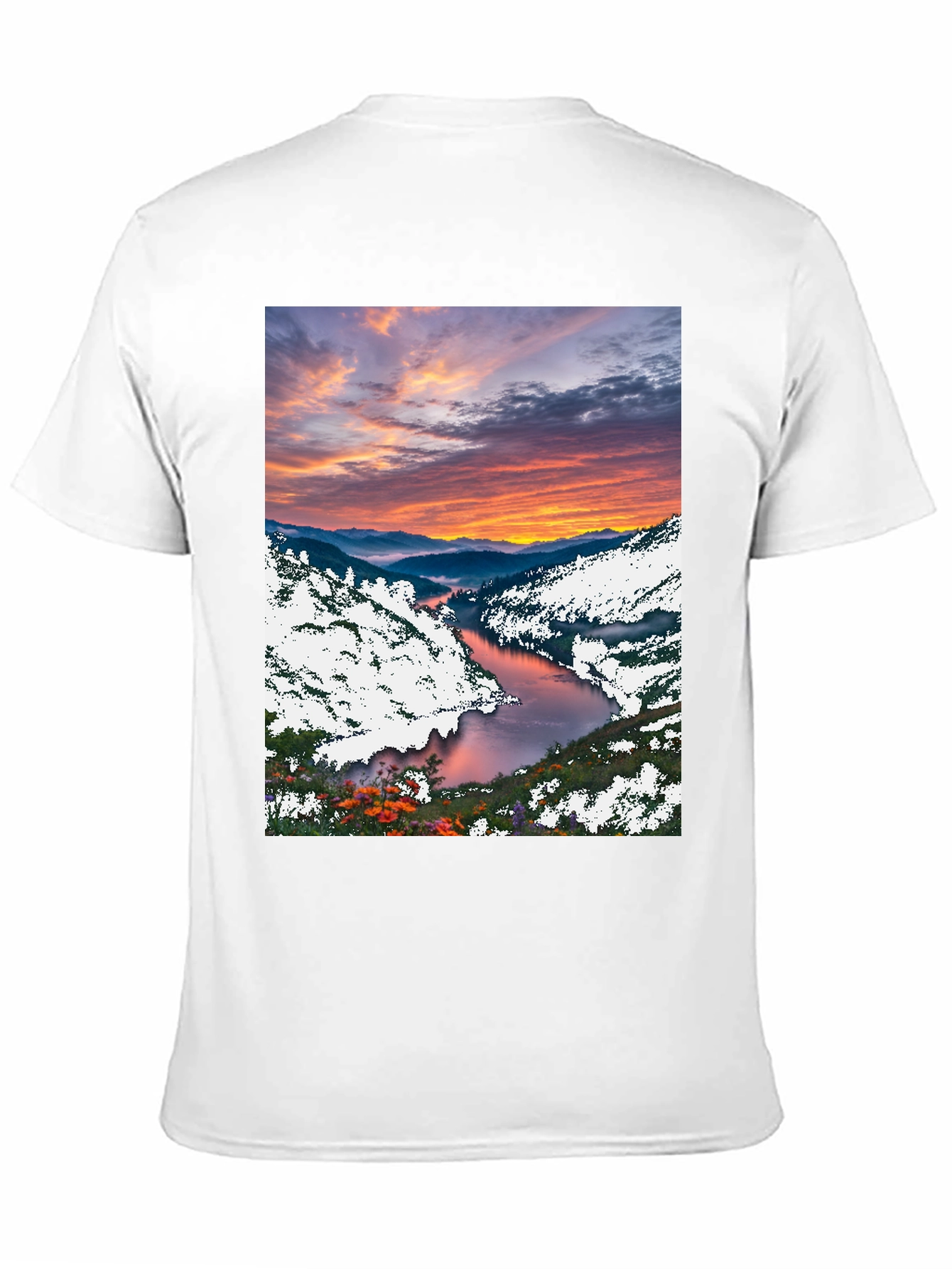 Scenic River Sunset T-Shirt