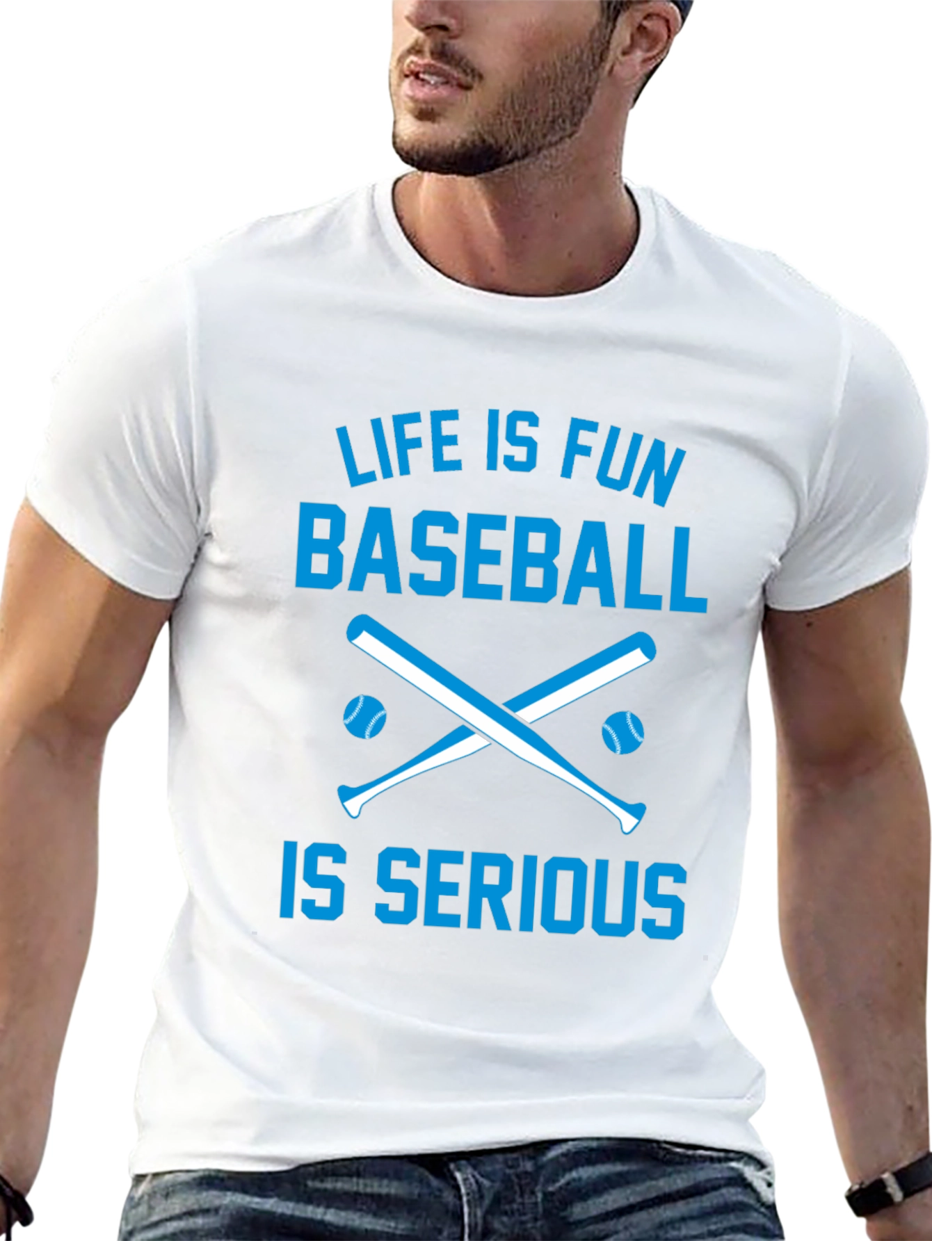 Life is Fun Baseball T-Shirt