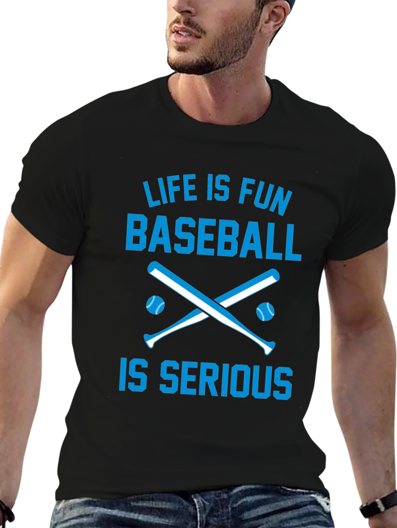 Life is Fun Baseball T-Shirt