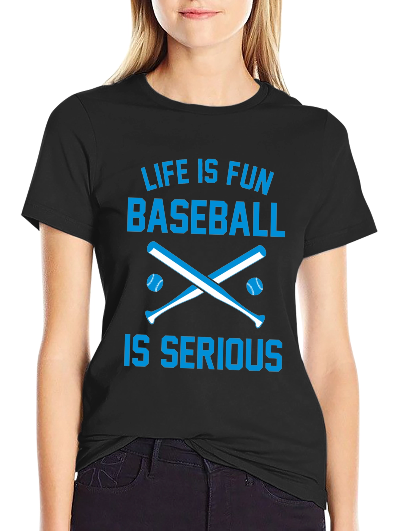 Life is Fun Baseball T-Shirt