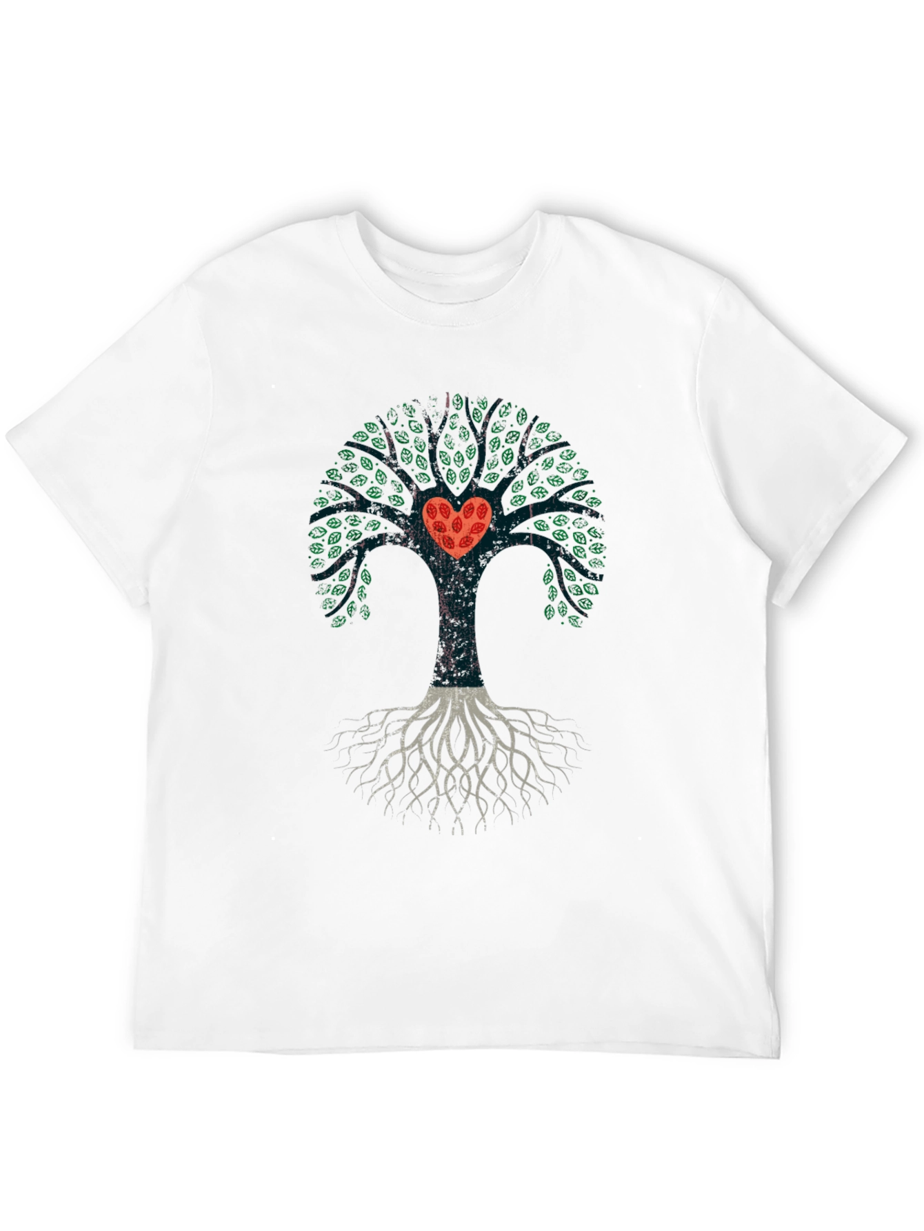 Heart Tree Graphic Tee - Black