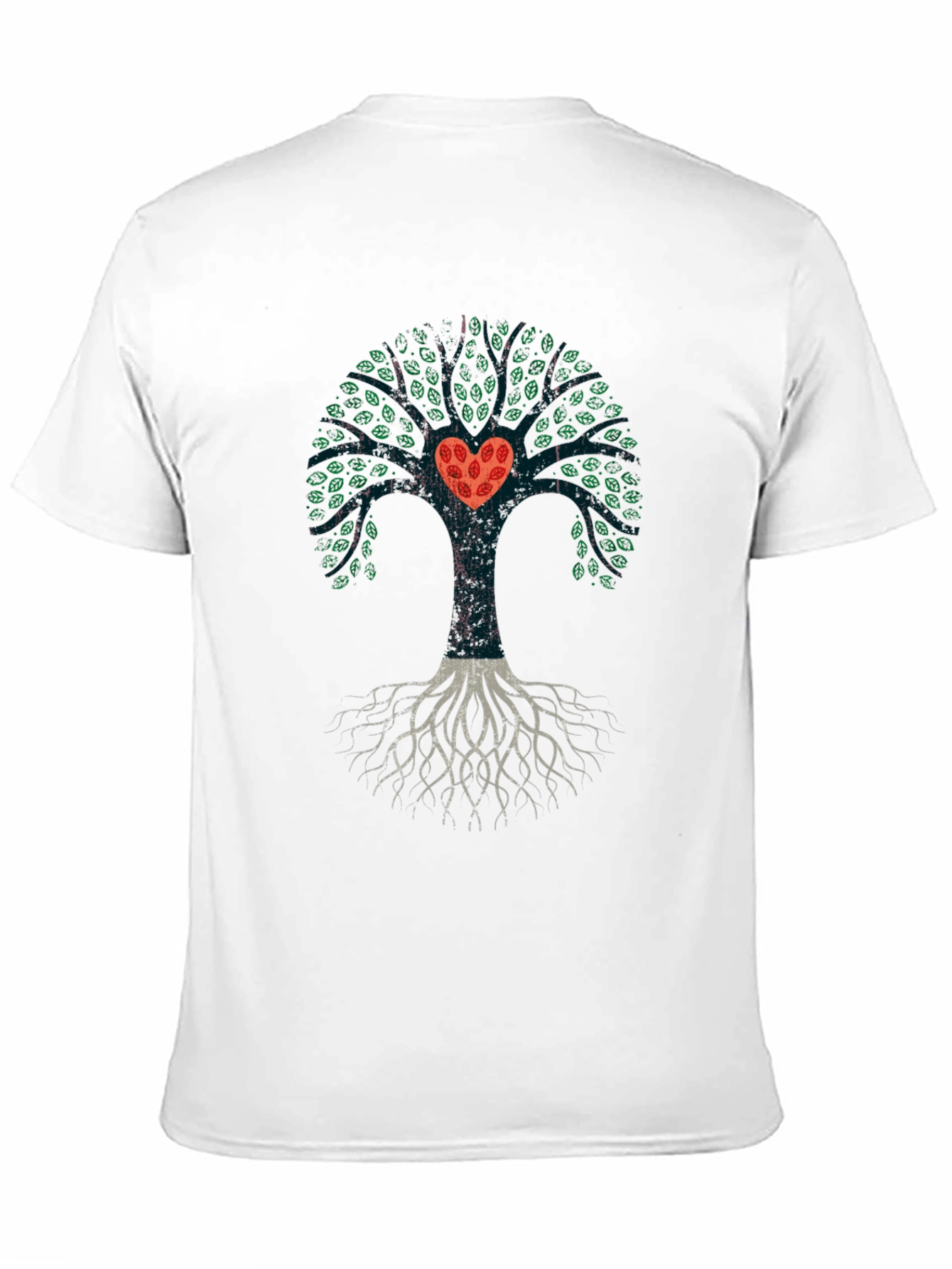Heart Tree Graphic Tee - Black