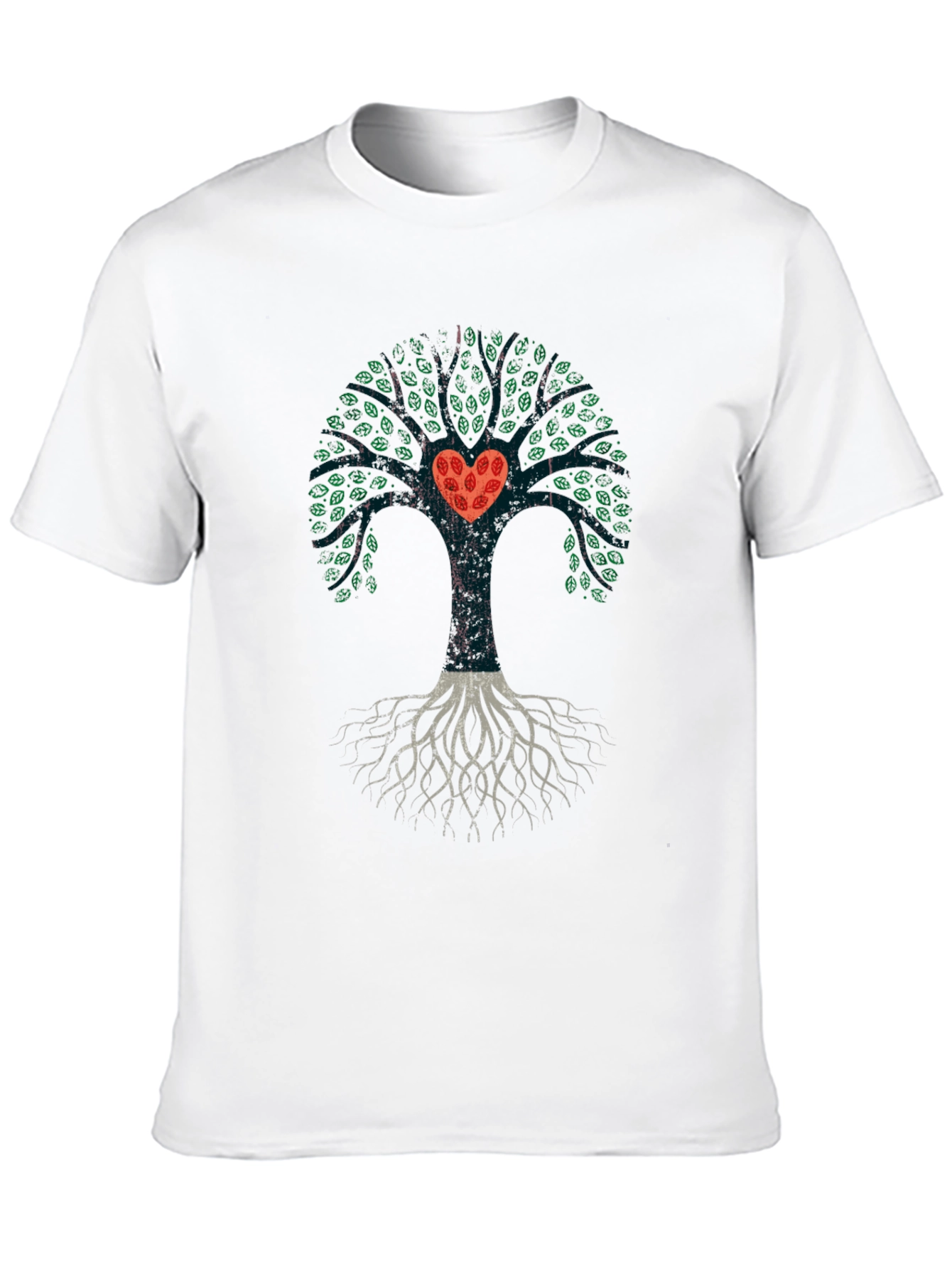 Heart Tree Graphic Tee - Black