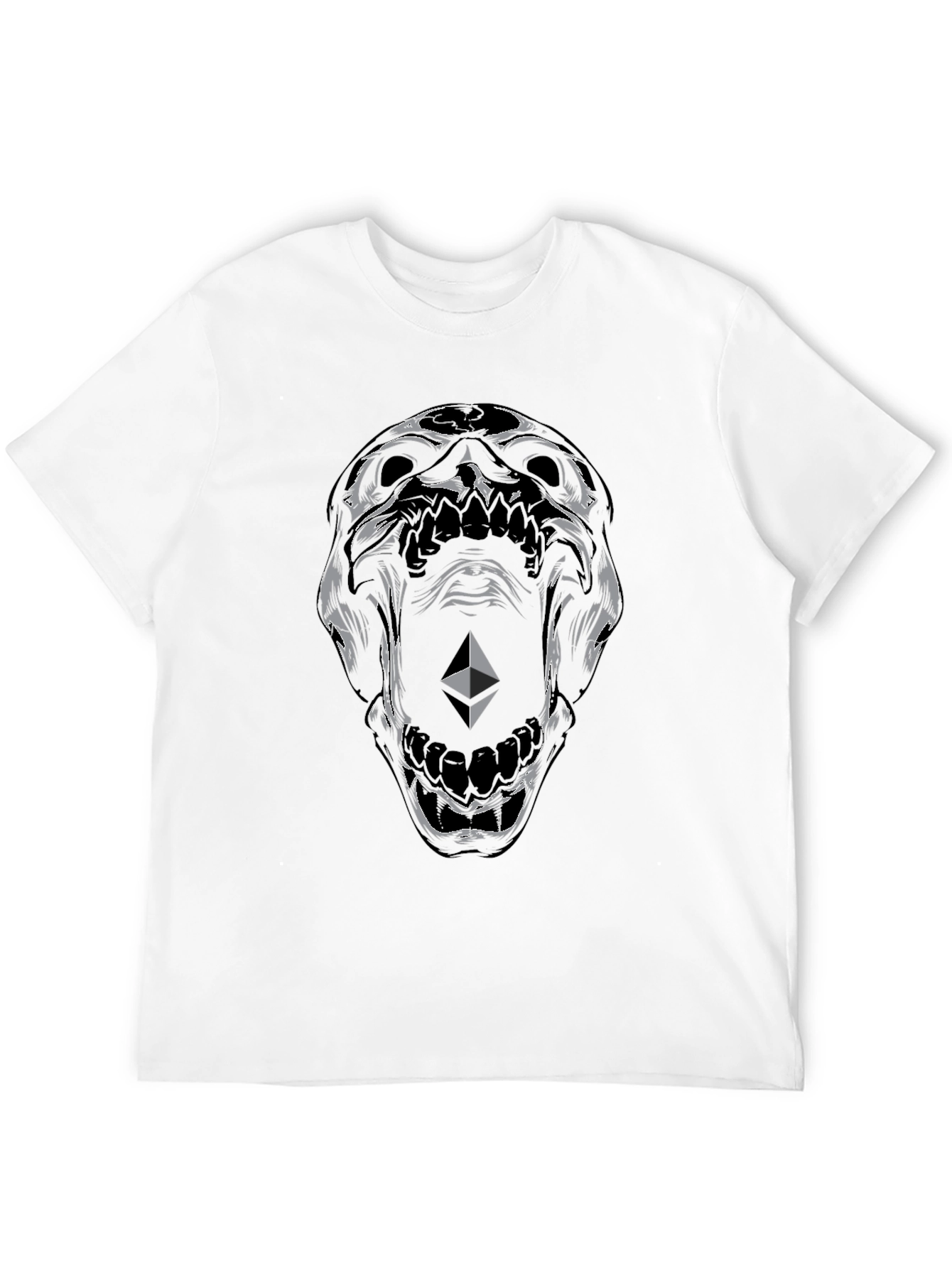 Skull Graphic Tee - Mens Black T-Shirt
