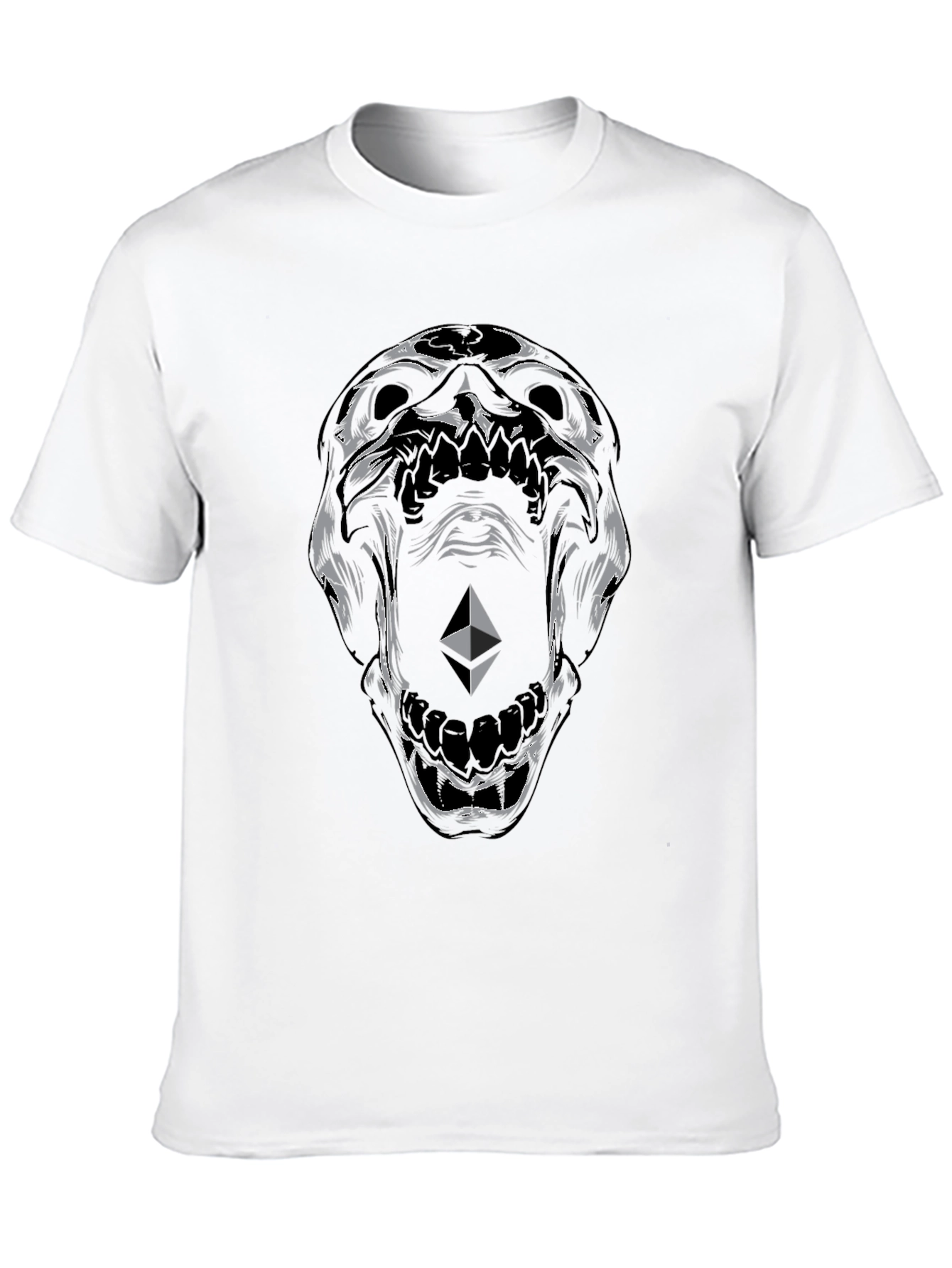 Skull Graphic Tee - Mens Black T-Shirt