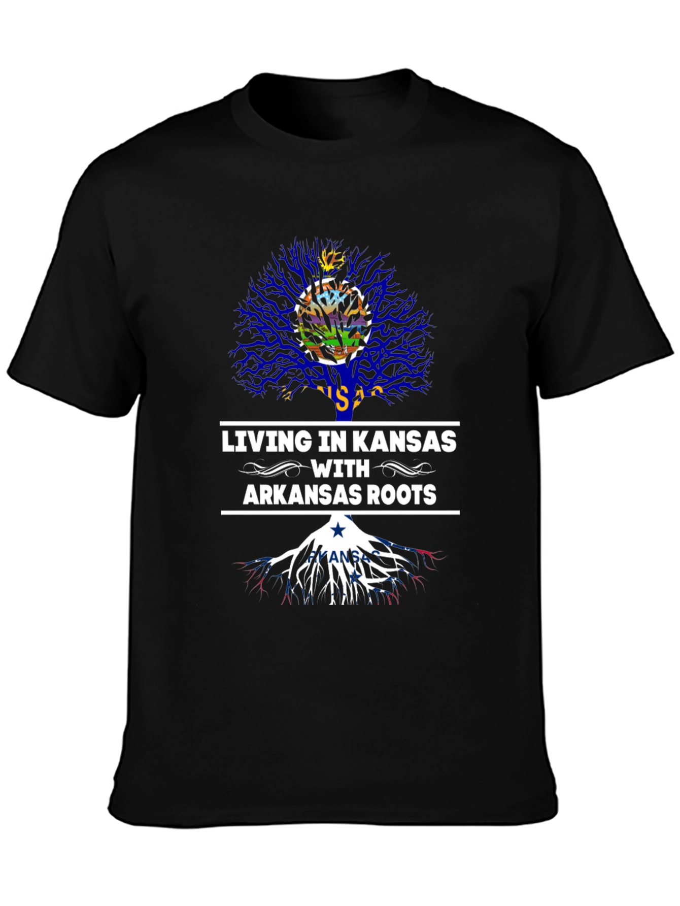 Kansas Living Arkansas Roots Graphic Tee