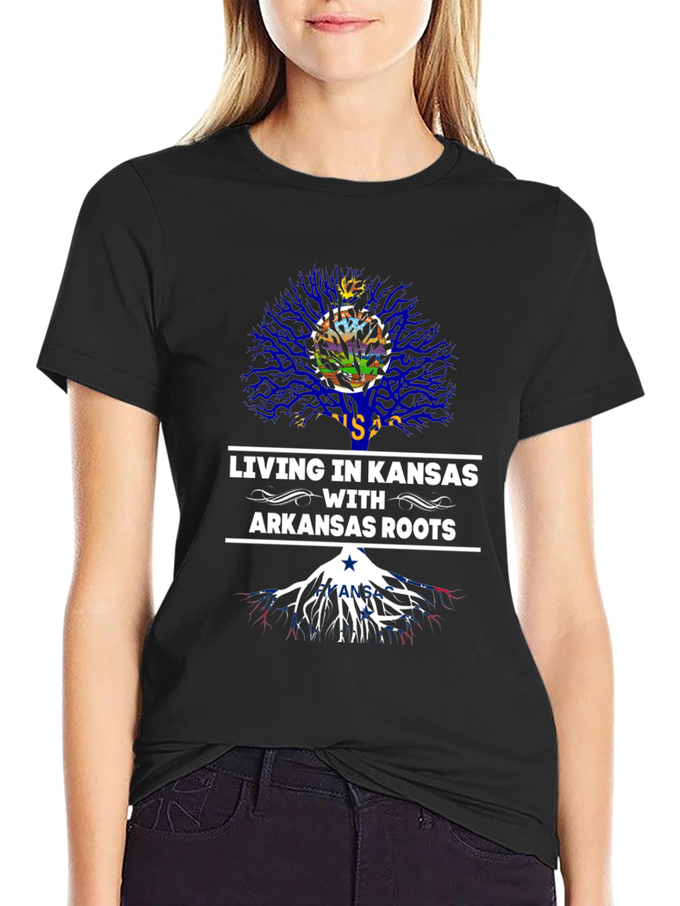 Kansas Living Arkansas Roots Graphic Tee