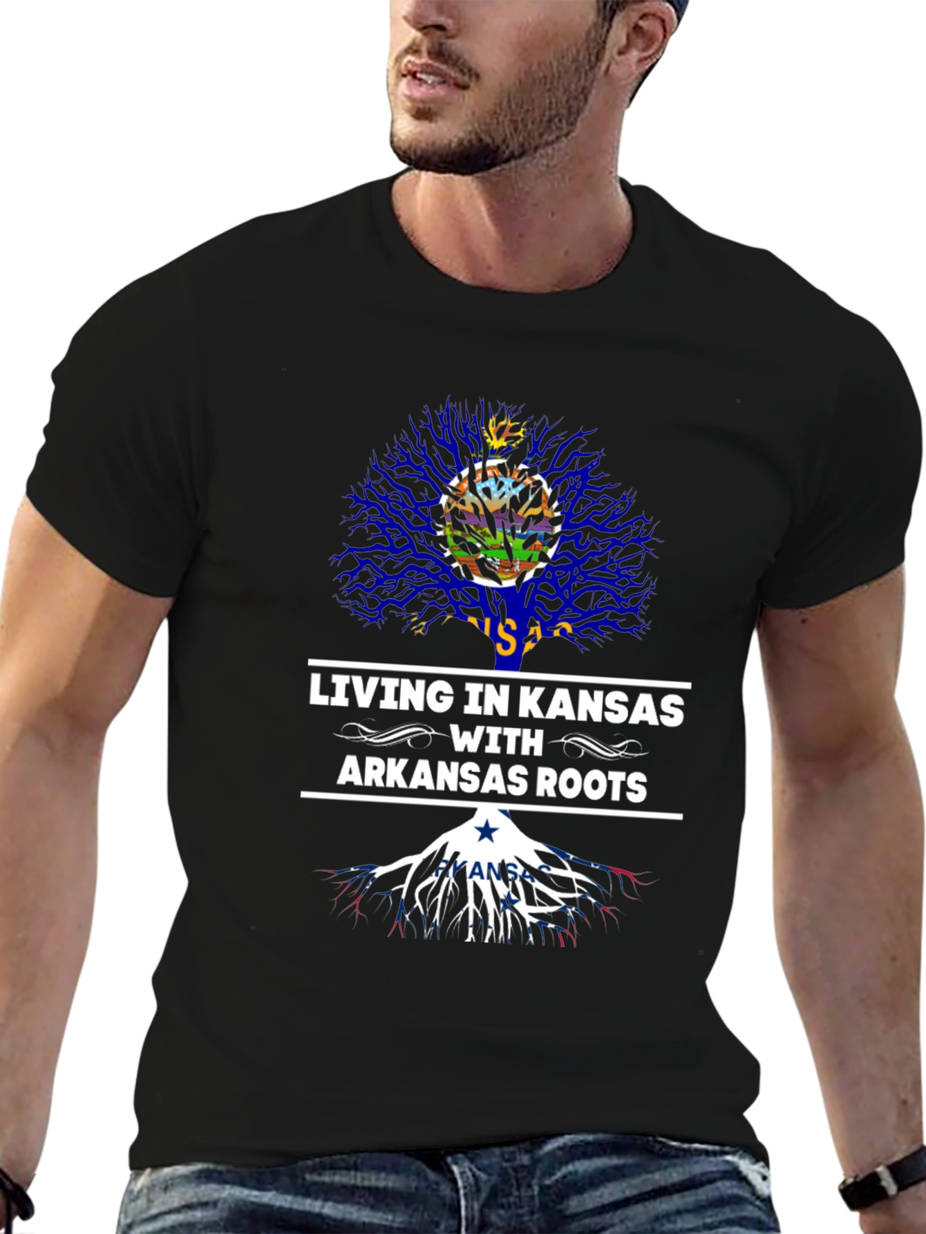Kansas Living Arkansas Roots Graphic Tee