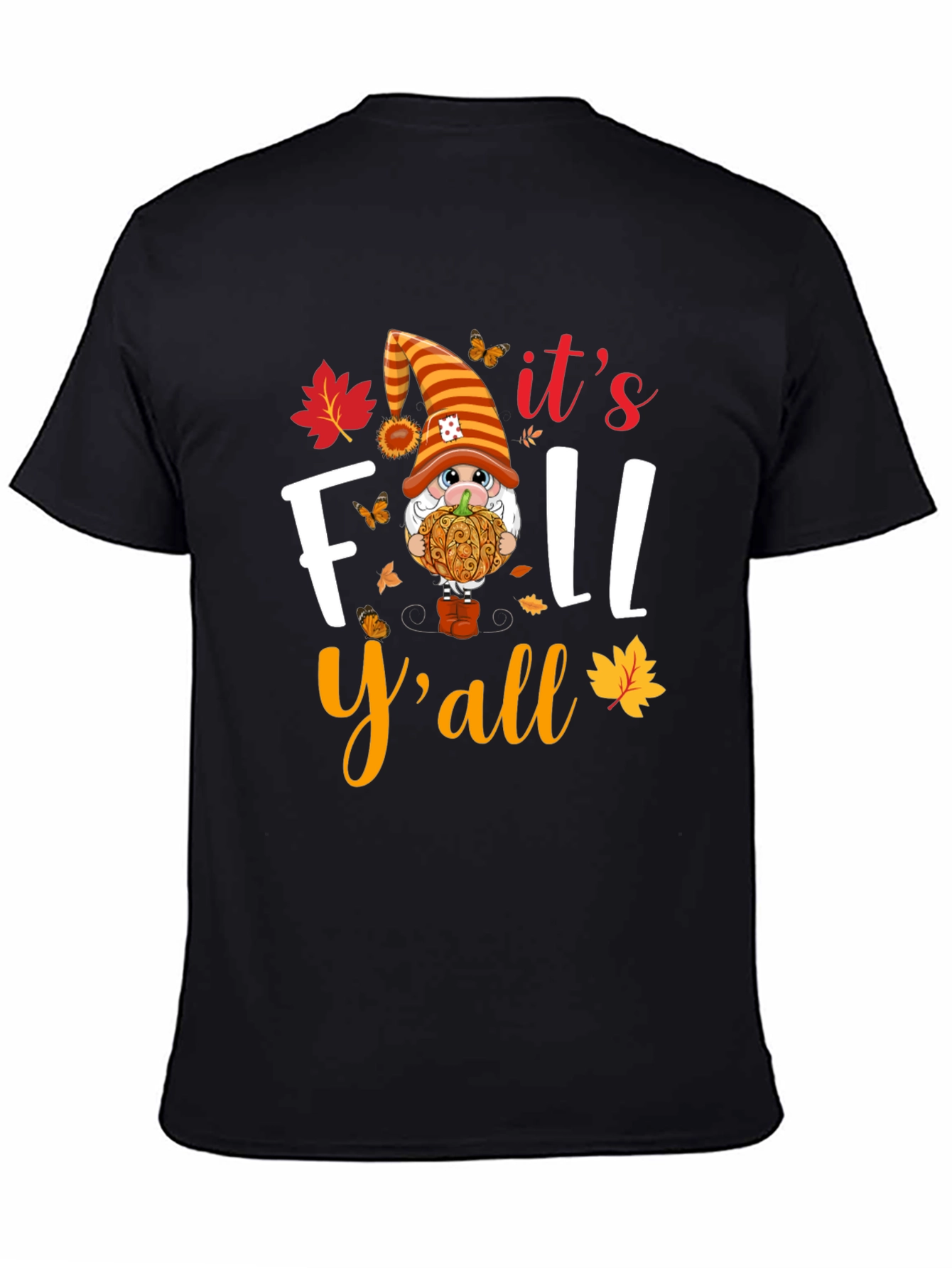 Fall Yall Gnome Graphic T-Shirt
