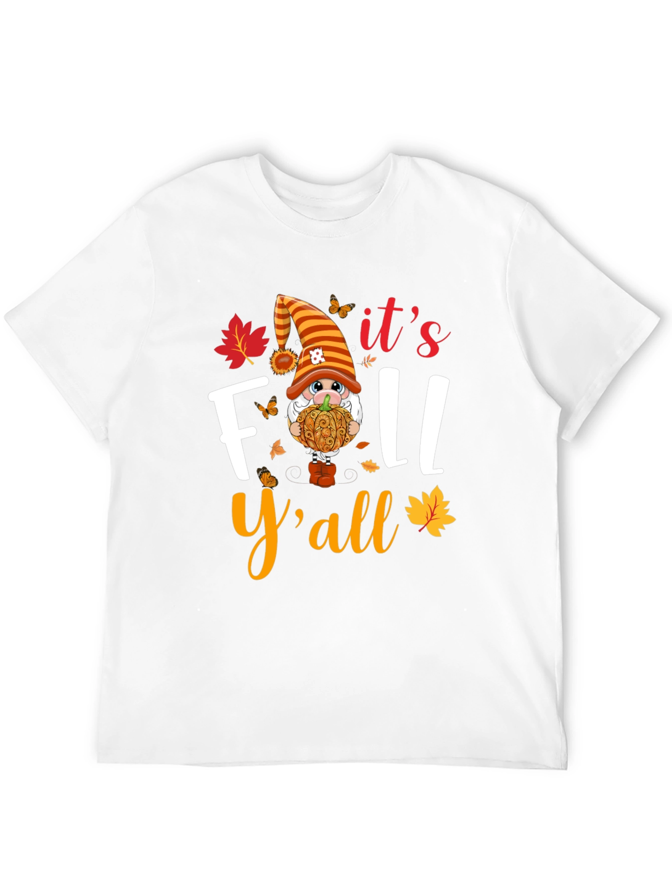 Fall Yall Gnome Graphic T-Shirt