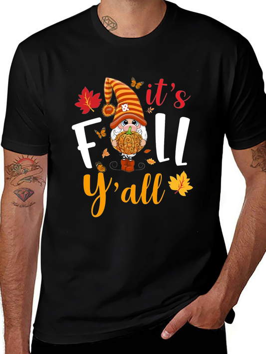 Fall Yall Gnome Graphic T-Shirt