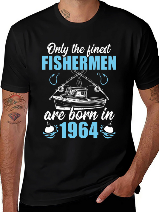 Finest Fishermen Born in 1964 T-Shirt