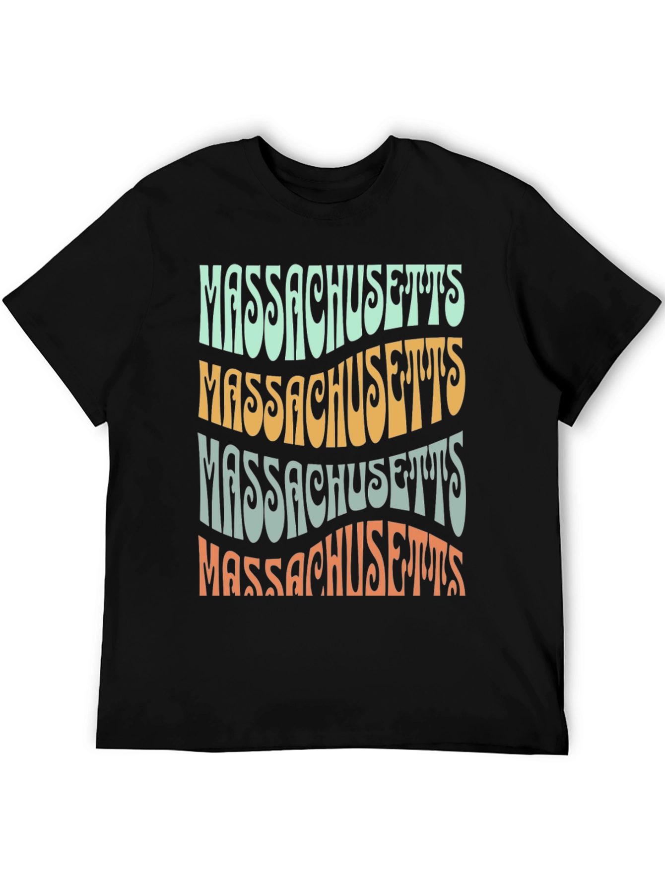 Massachusetts Retro Graphic Tee