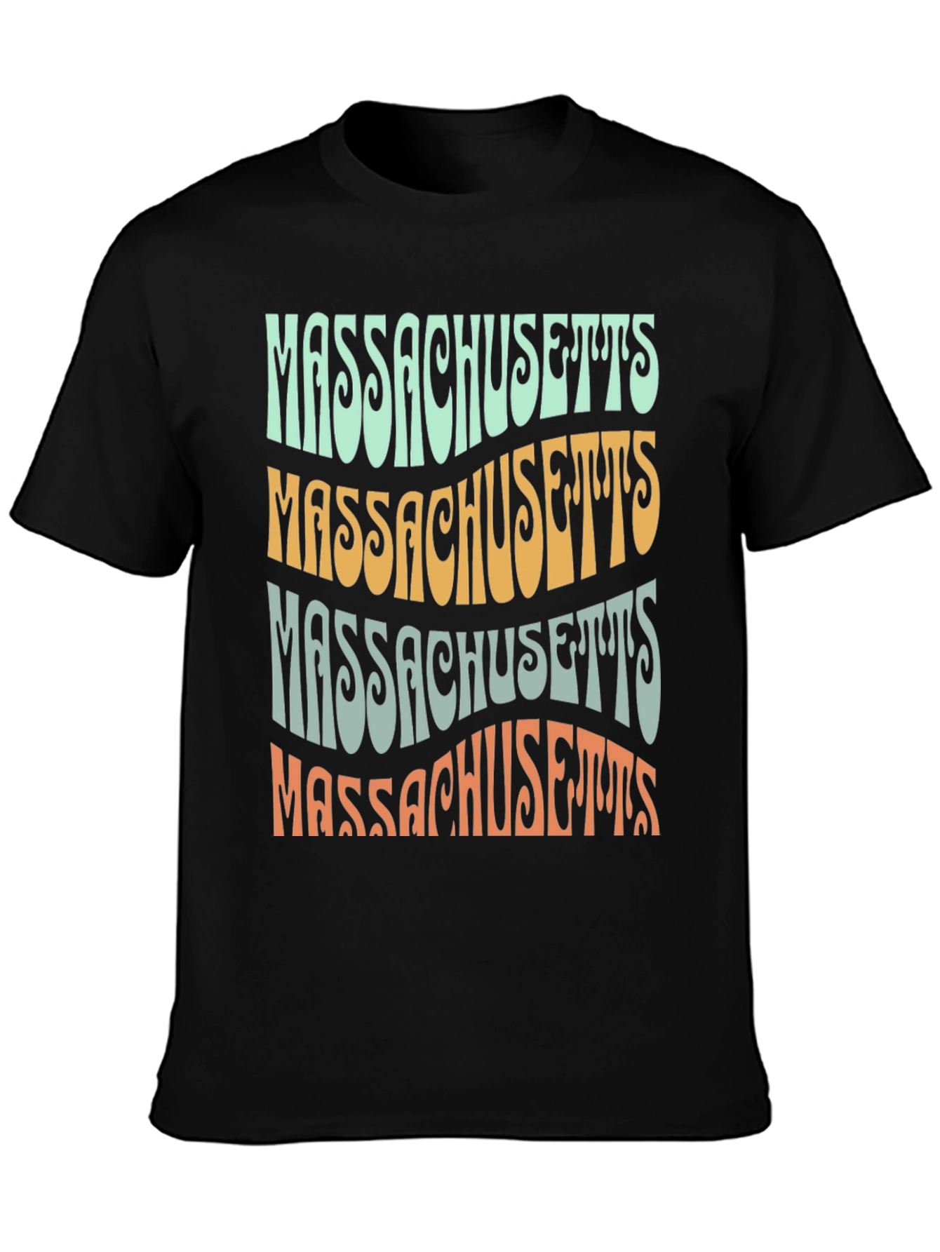 Massachusetts Retro Graphic Tee