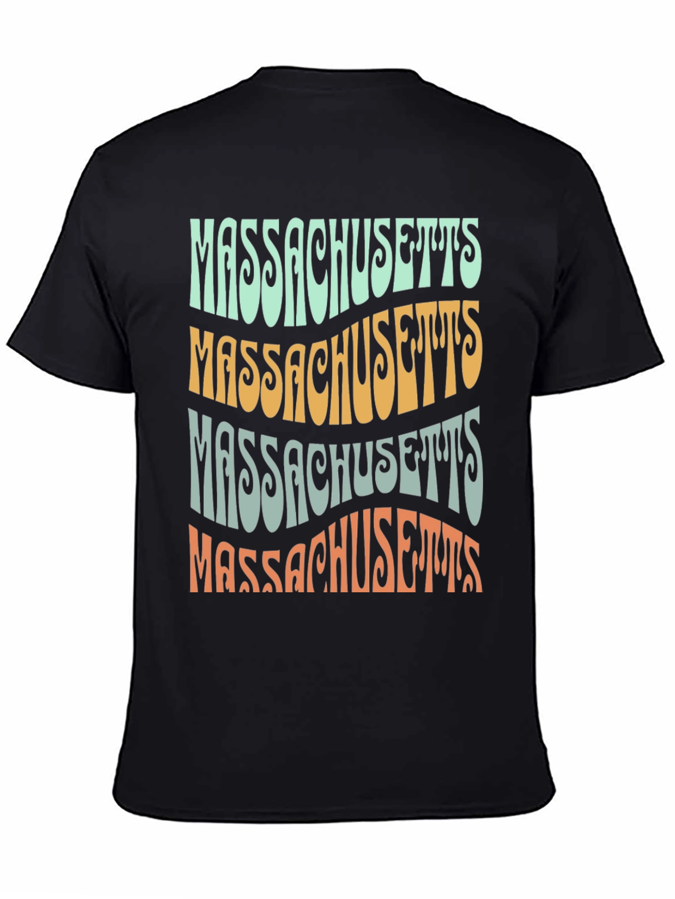 Massachusetts Retro Graphic Tee