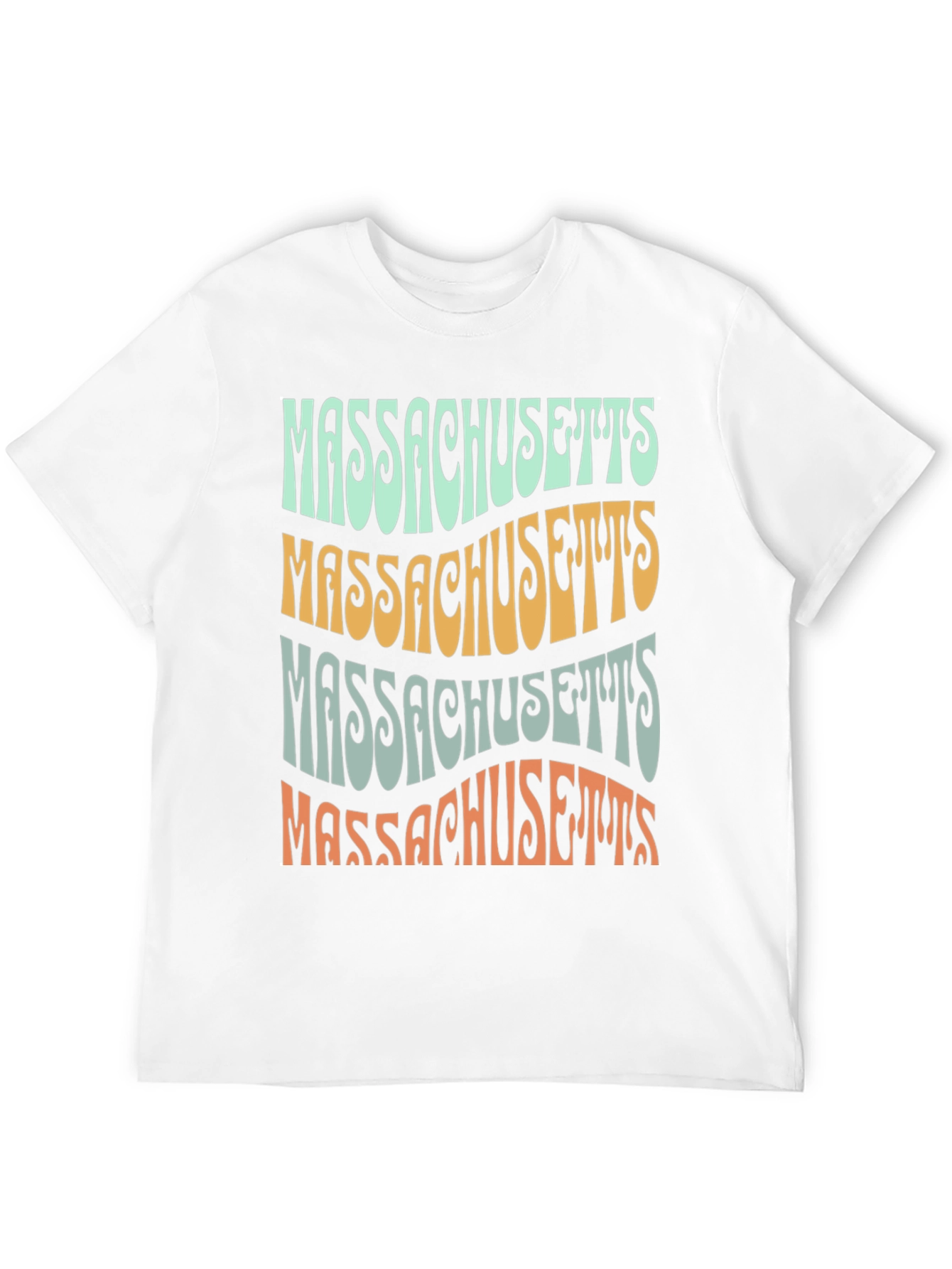 Massachusetts Retro Graphic Tee