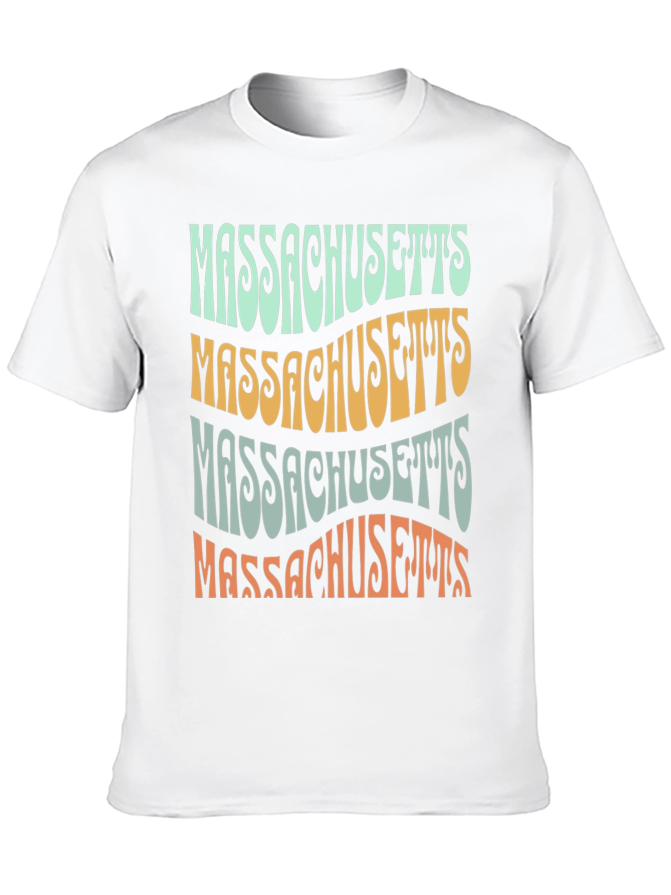 Massachusetts Retro Graphic Tee