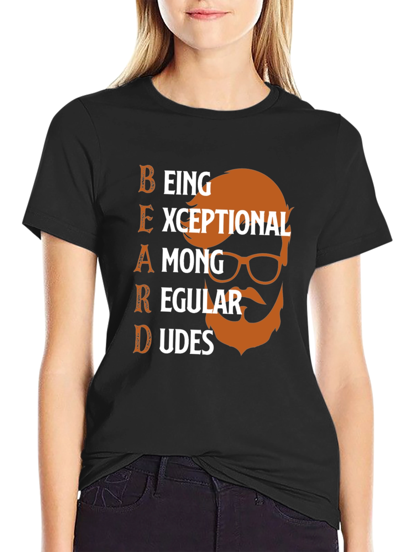 Beard Exceptional Among Regular Dudes Graphic T-Shirt