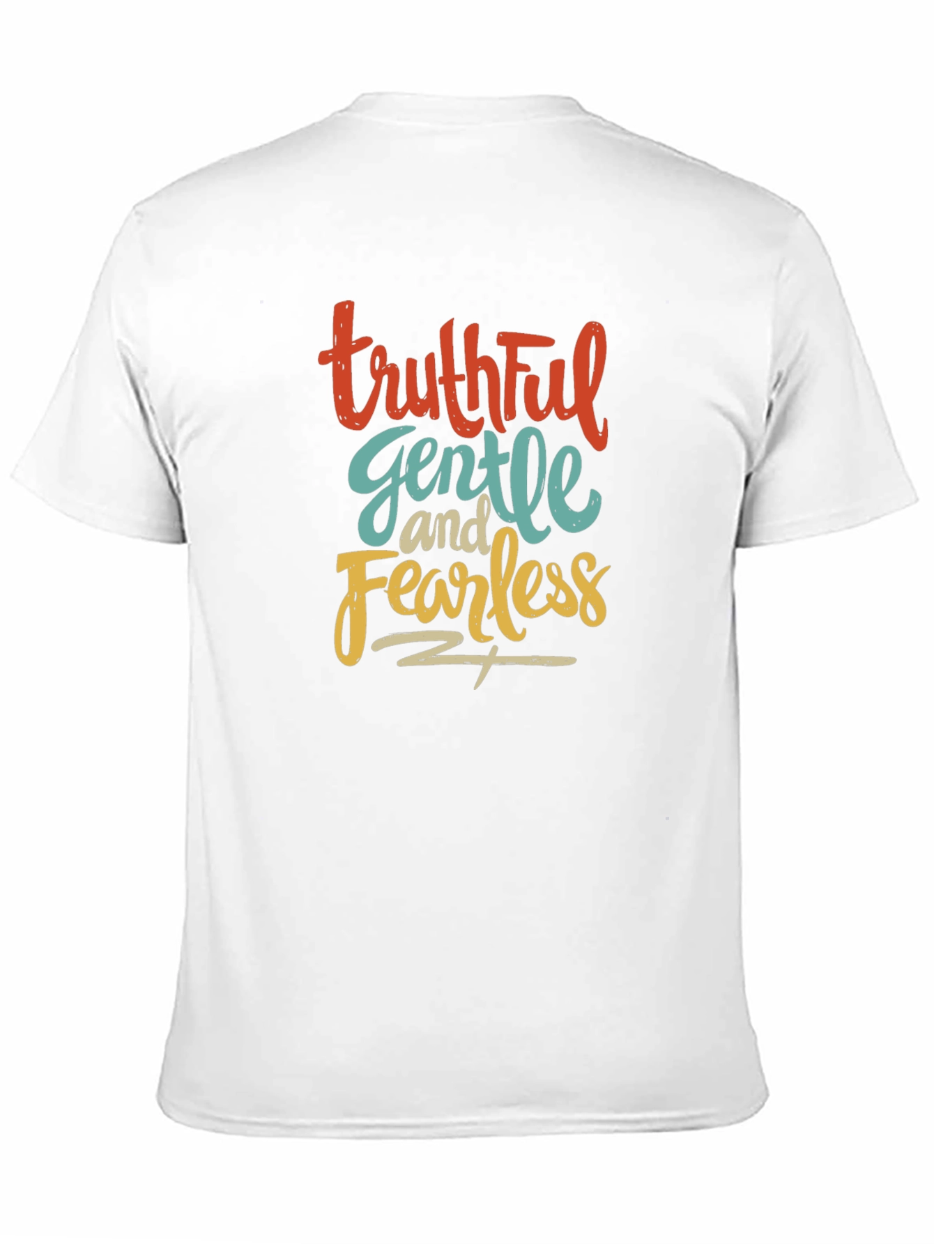Truthful Gentle Fearless Black T-Shirt