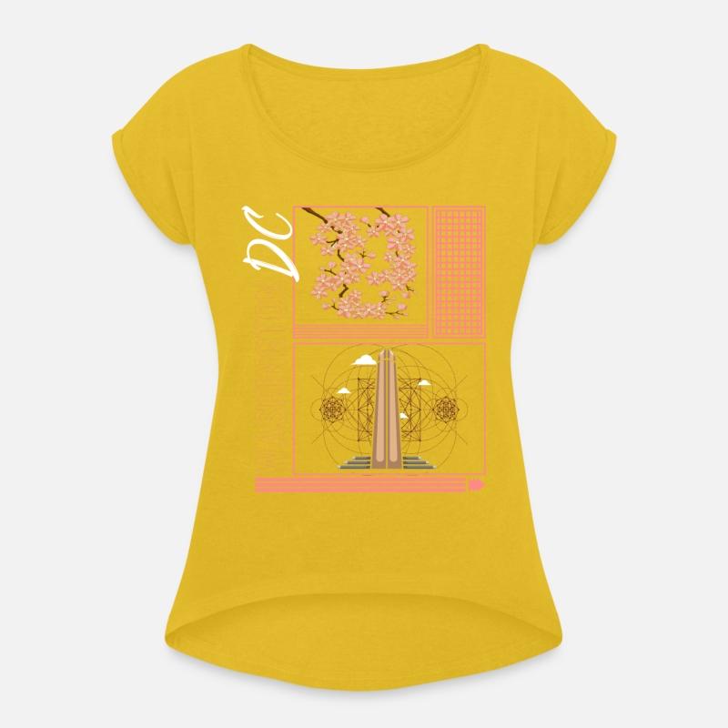 Washington DC Shirt, Cherry Blossom Floral Pop