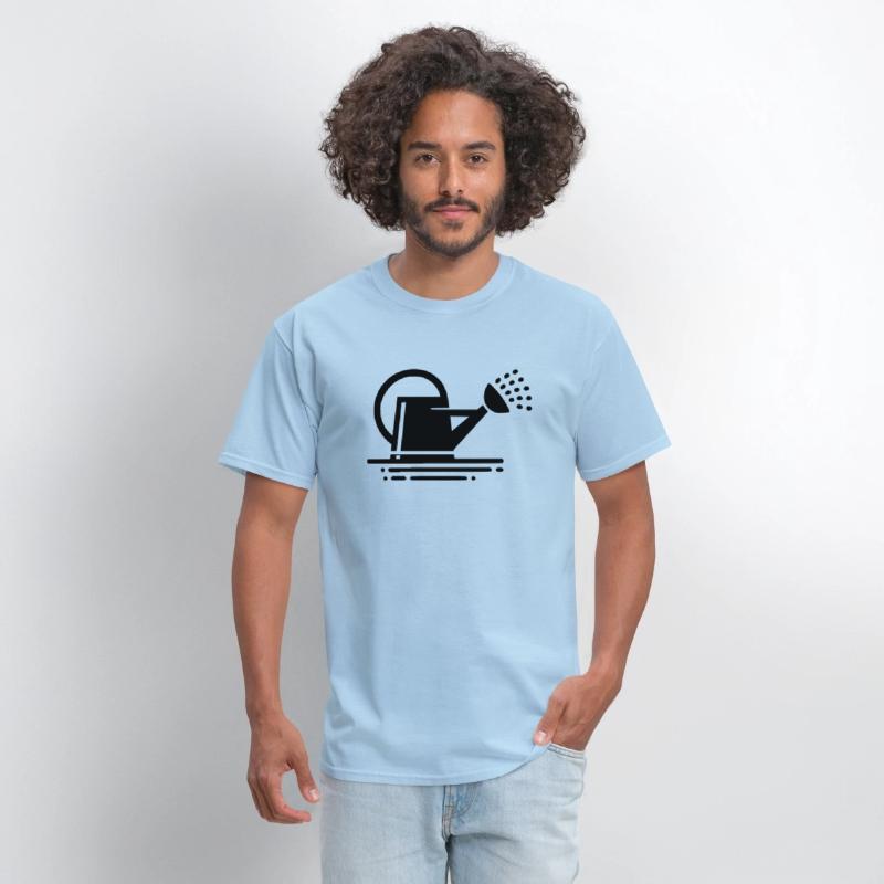 Watering can garden gardening art path16