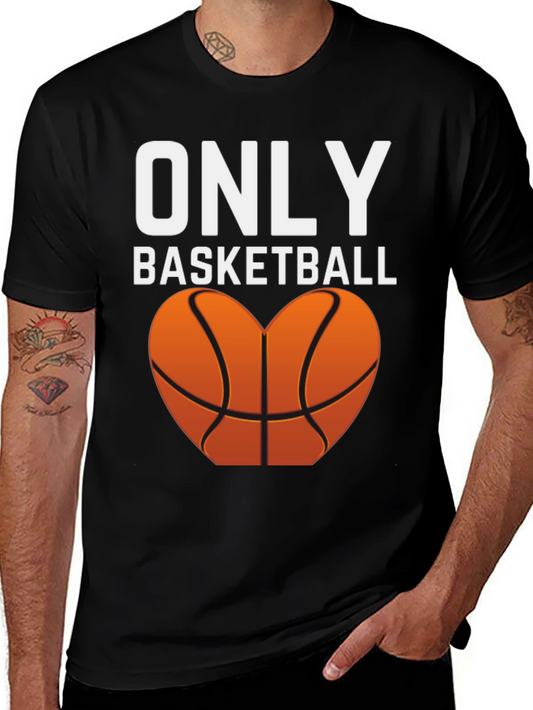 Only Basketball Heart Graphic Tee