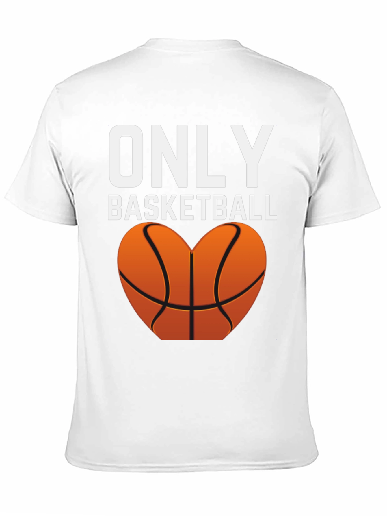 Only Basketball Heart Graphic Tee