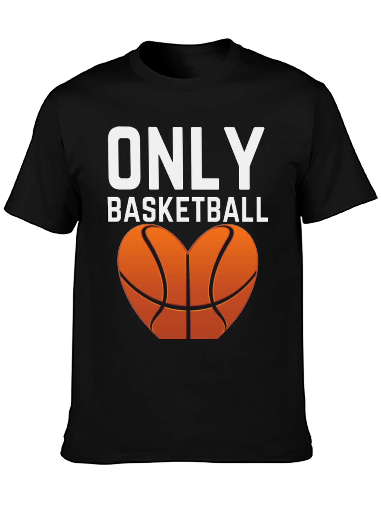 Only Basketball Heart Graphic Tee