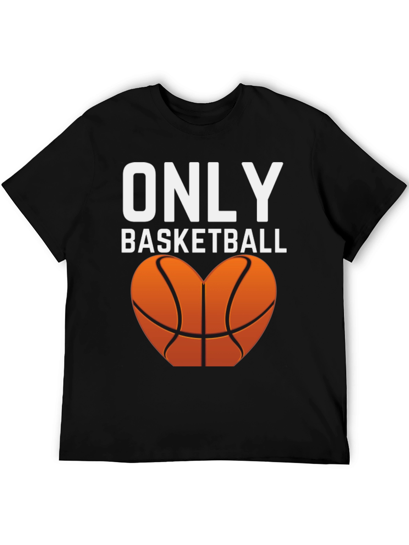 Only Basketball Heart Graphic Tee