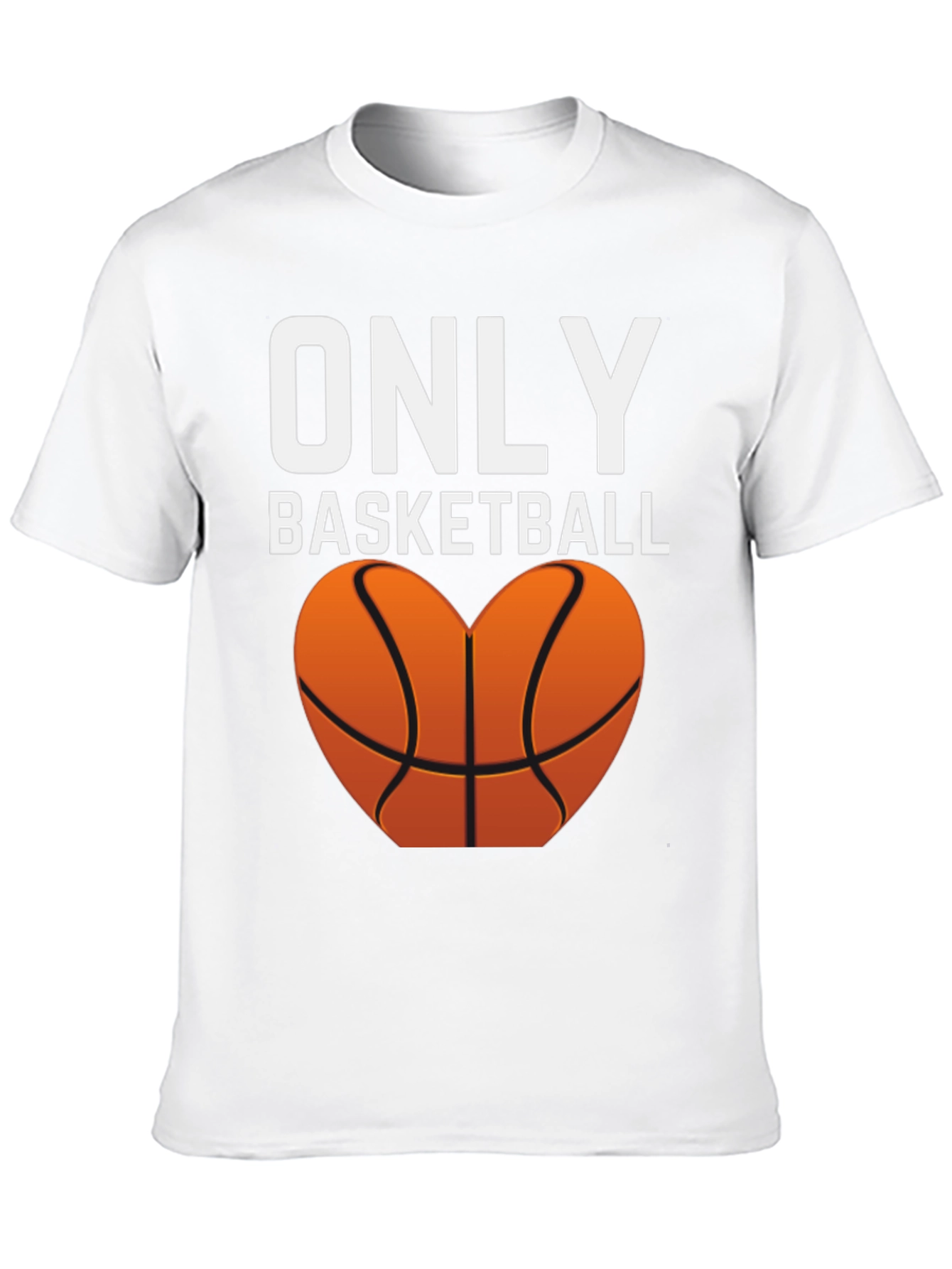 Only Basketball Heart Graphic Tee