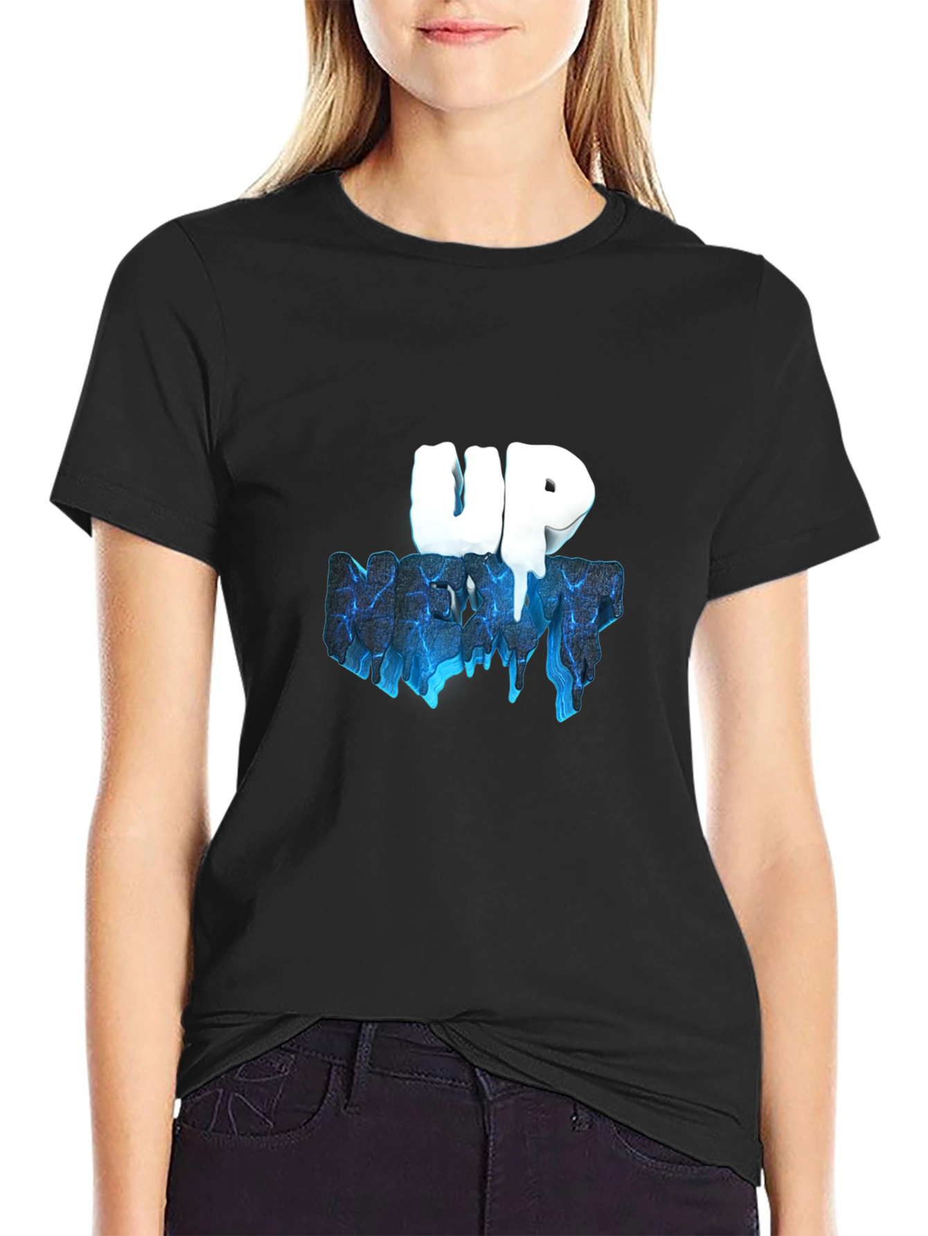 Up Next Black Graphic T-Shirt