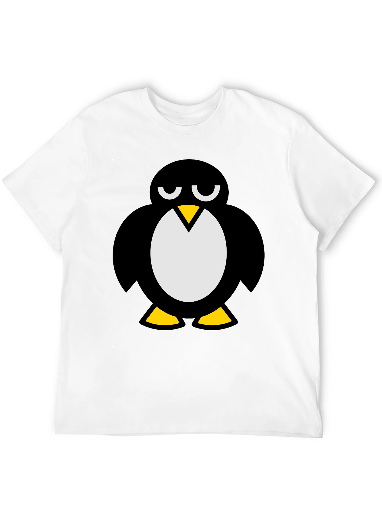 Cool Penguin Graphic T-Shirt - Black