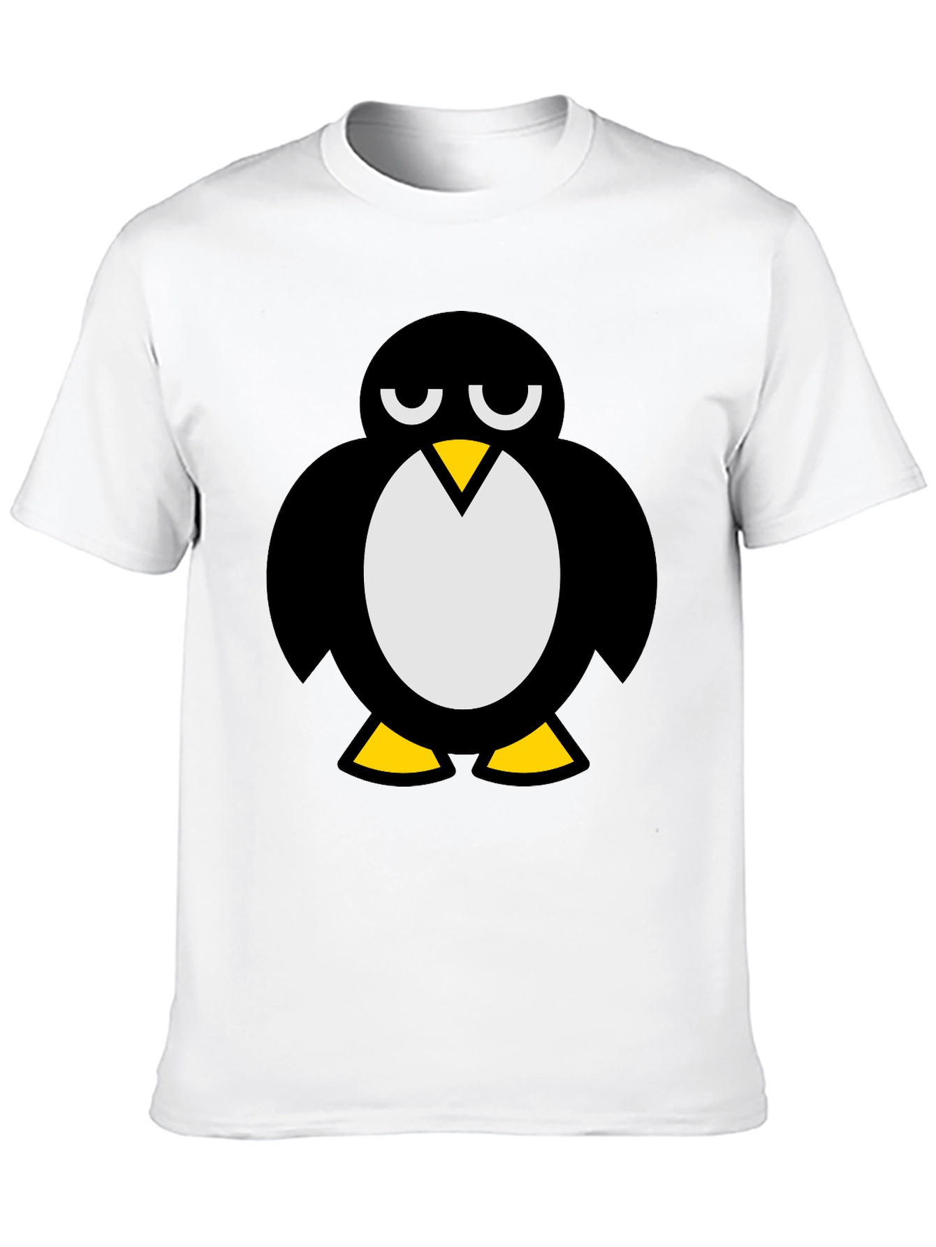 Cool Penguin Graphic T-Shirt - Black