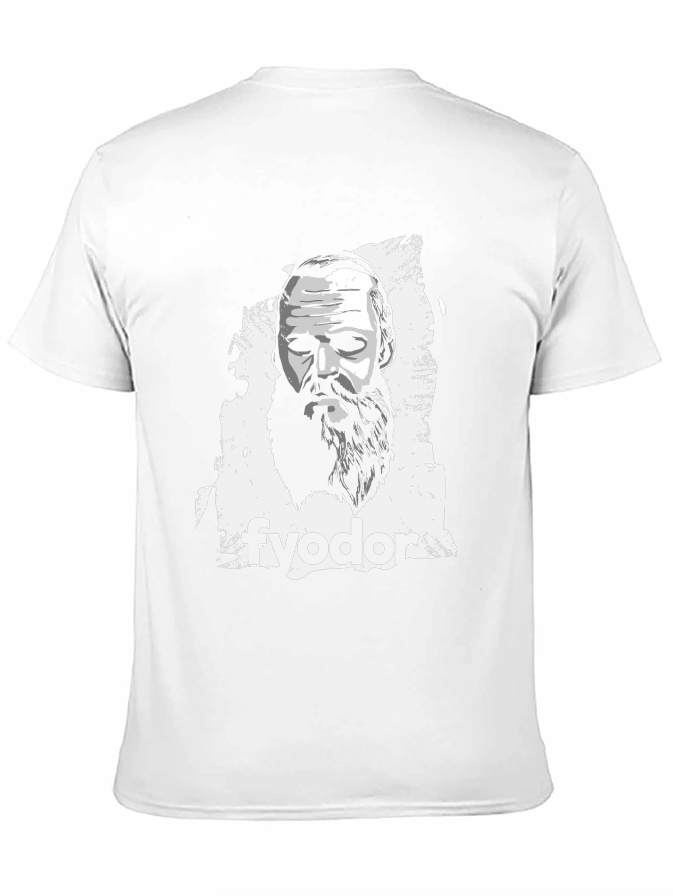 Fyodor Dostoyevsky Graphic T-Shirt - Black