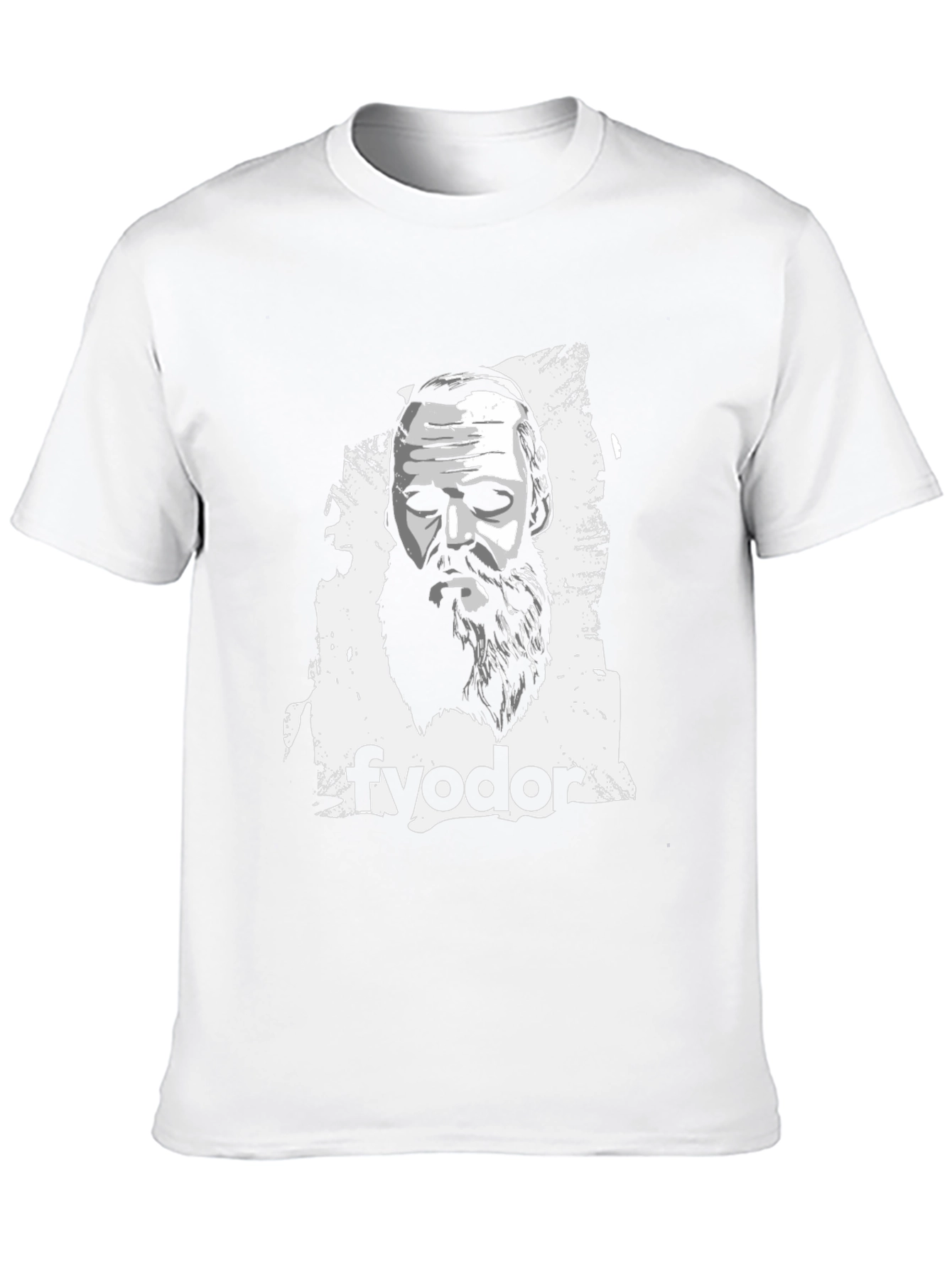 Fyodor Dostoyevsky Graphic T-Shirt - Black