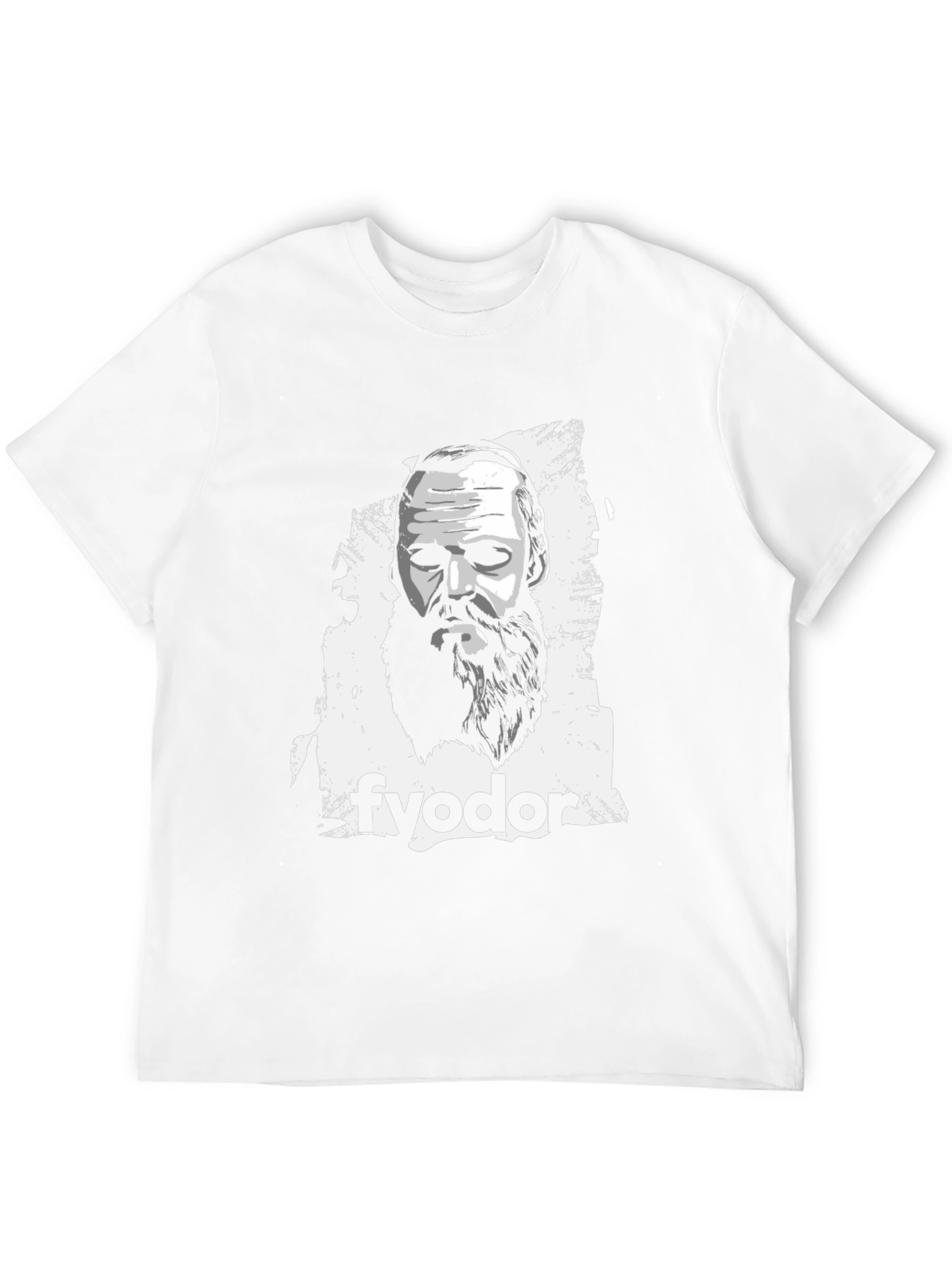 Fyodor Dostoyevsky Graphic T-Shirt - Black