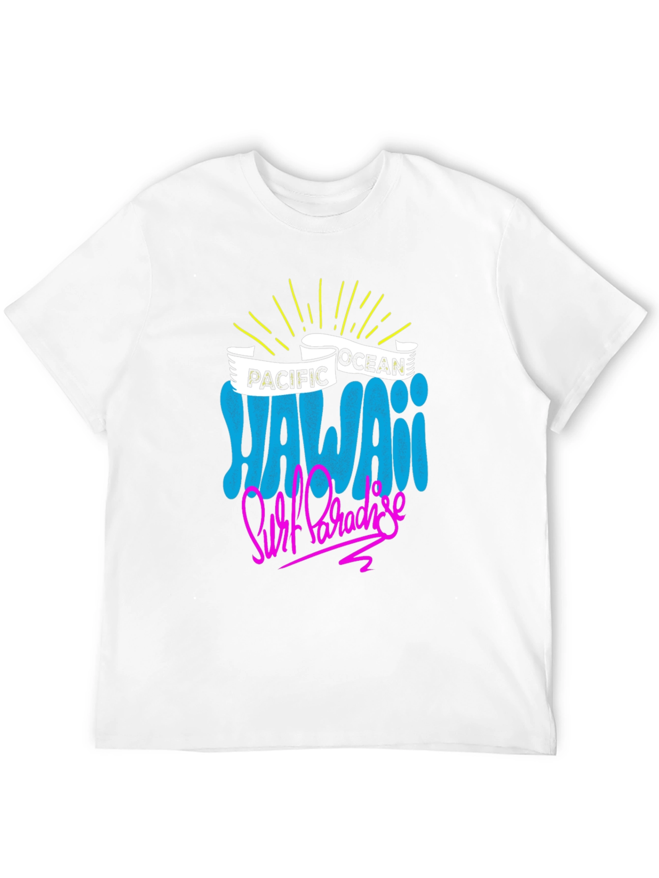 Hawaii Surf Paradise Graphic T-Shirt