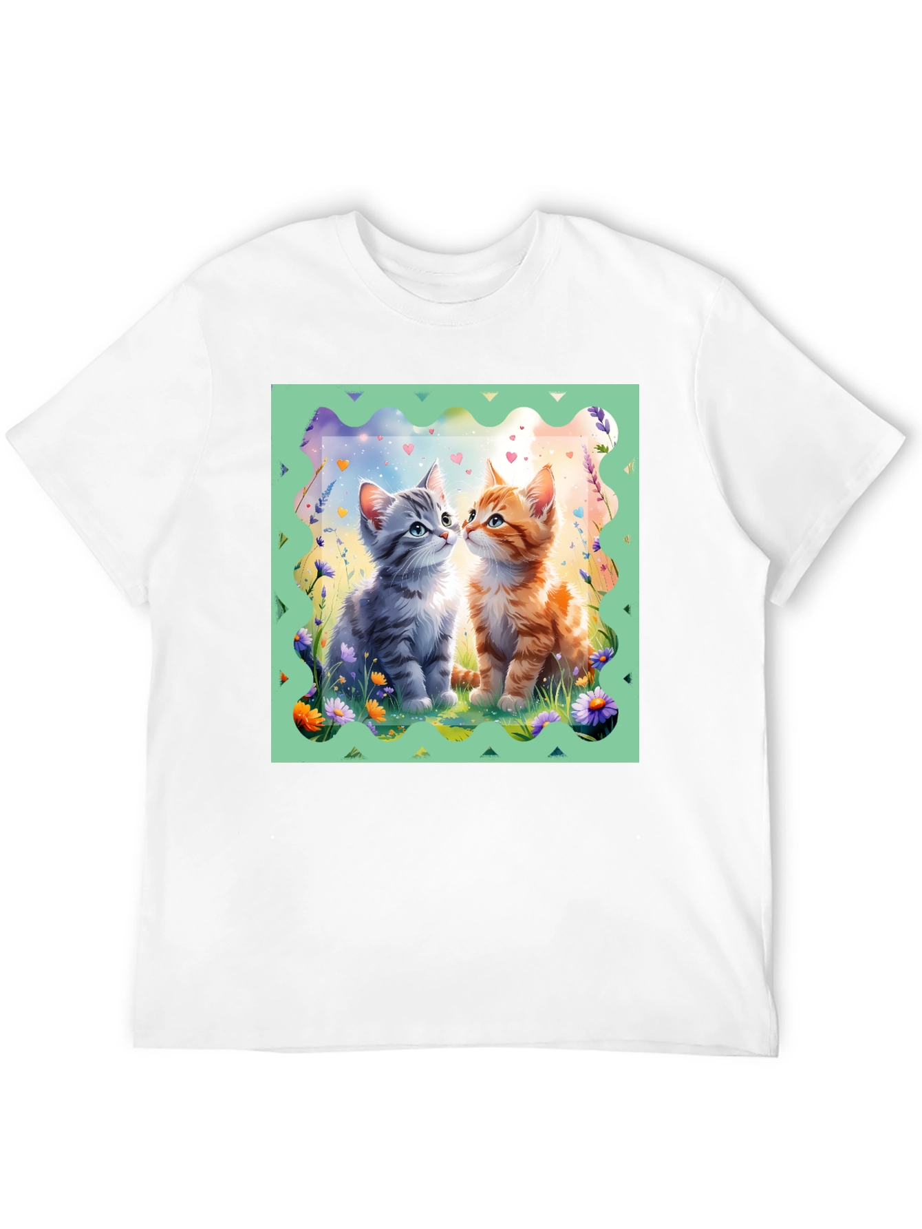Cute Kitten Tee - Loveable Cat Design