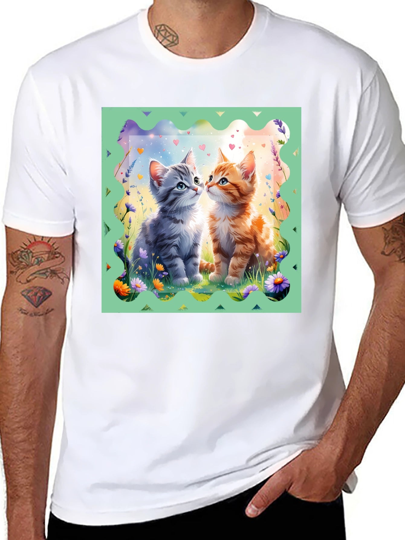 Cute Kitten Tee - Loveable Cat Design