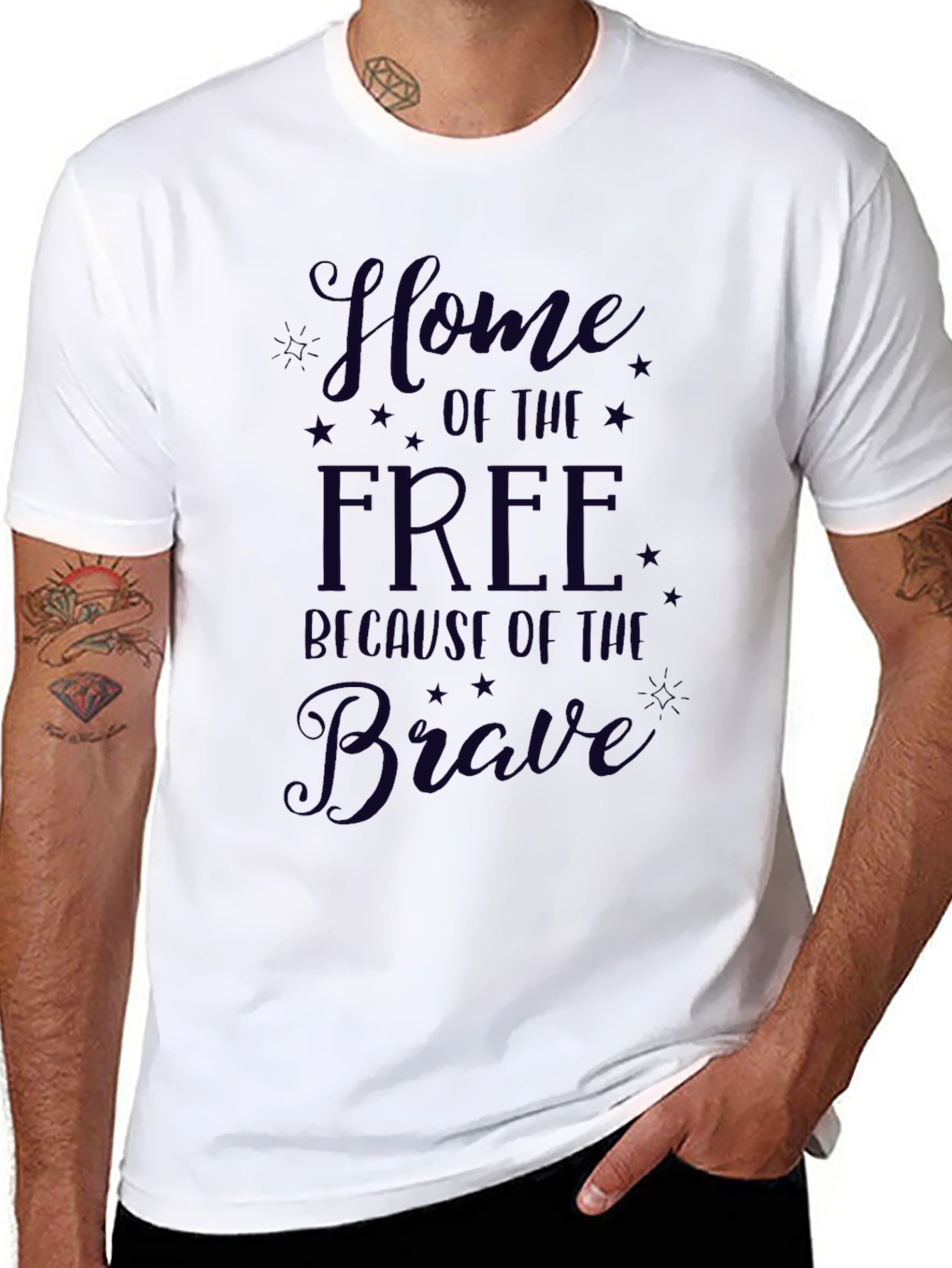 Home of the Free Graphic T-Shirt